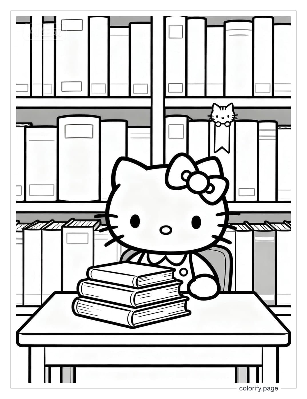 Hello Kitty coloring pages - Free & Printable (No Watermark)