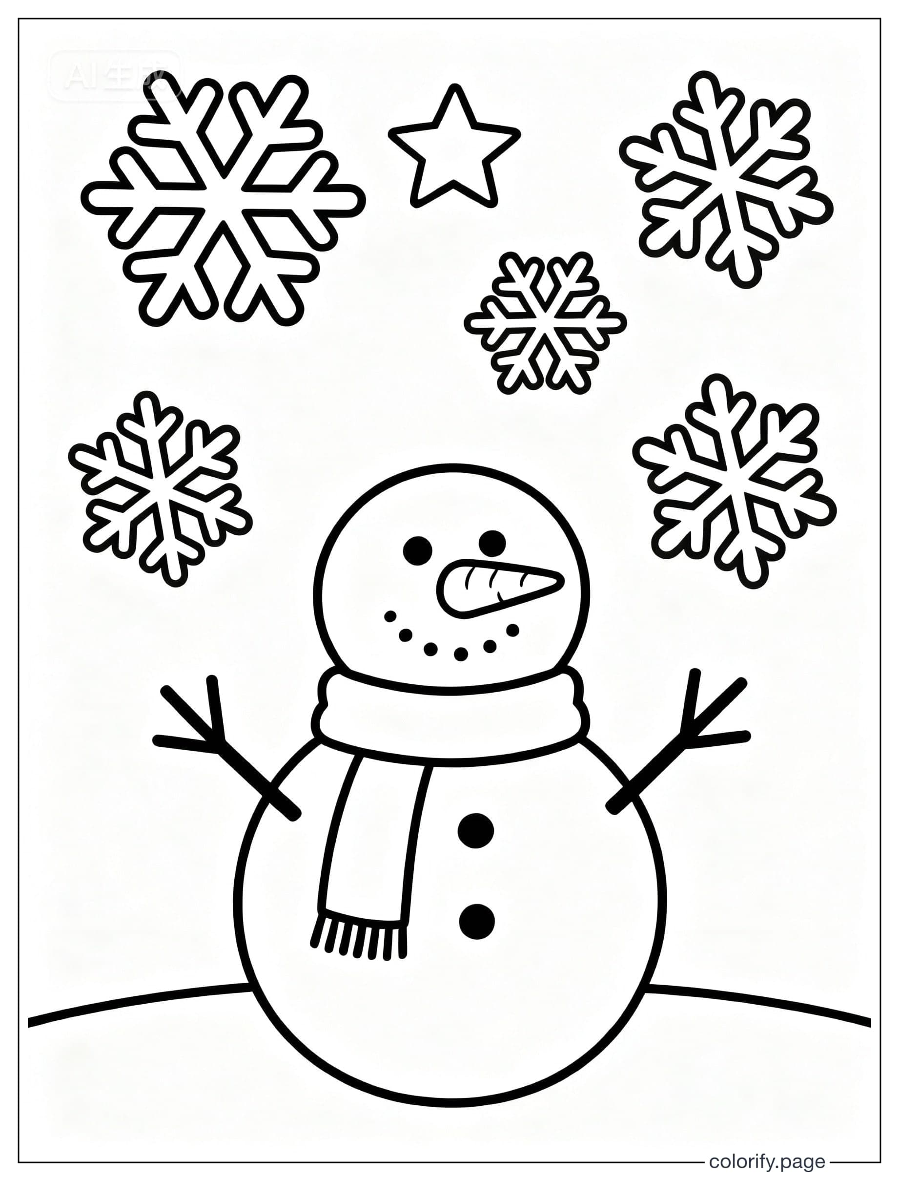 Christmas coloring pages - Free & Printable (No Watermark)