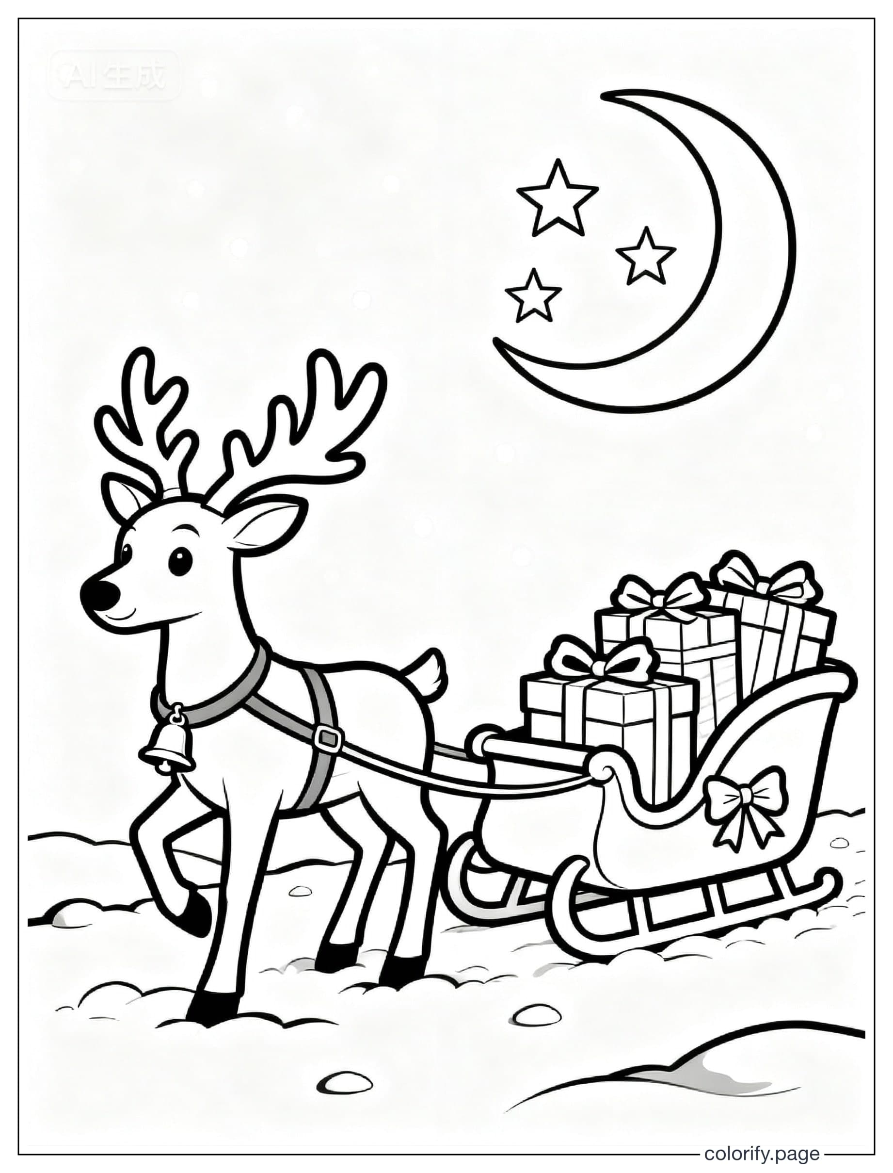 Christmas coloring pages - Free & Printable (No Watermark)
