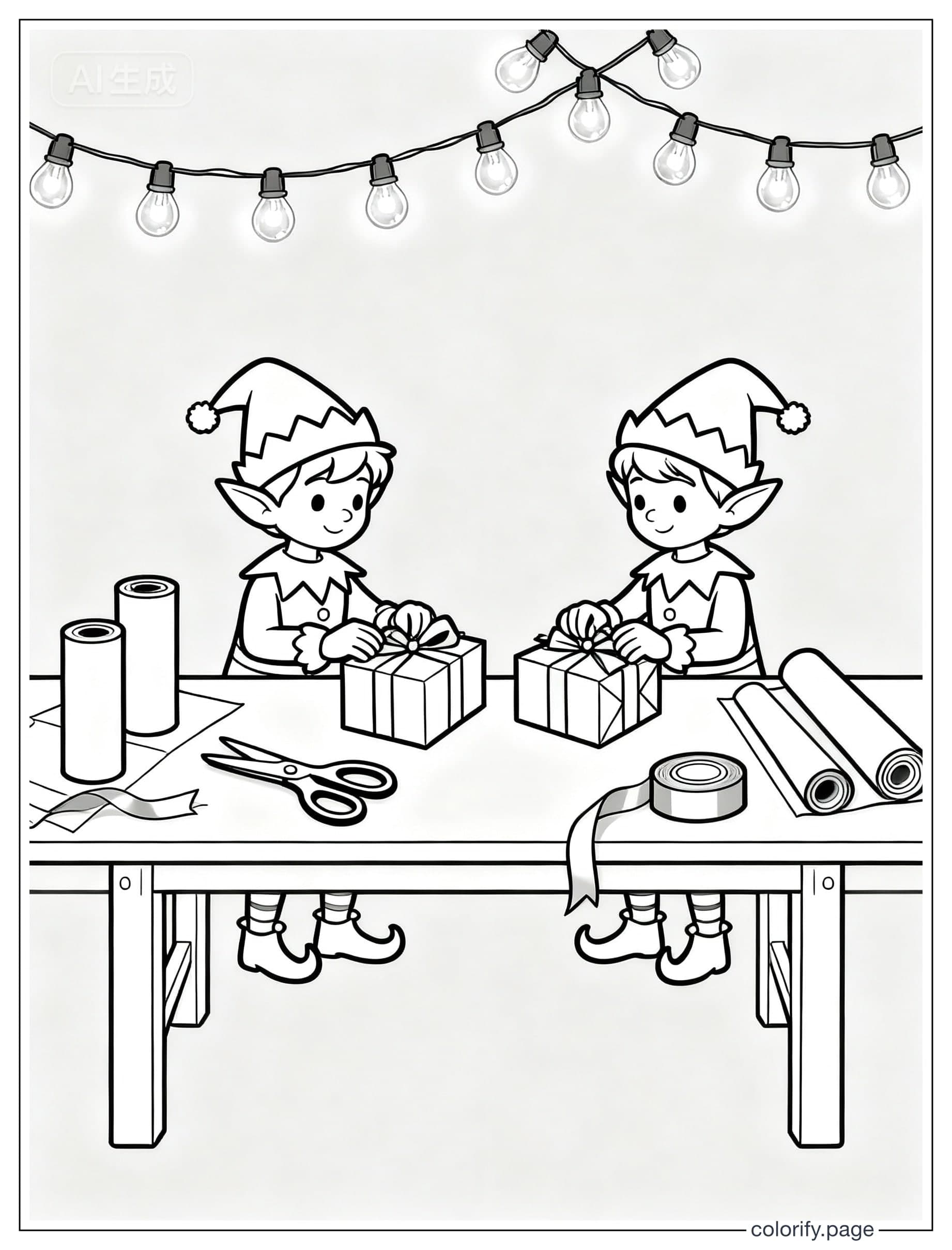 Christmas coloring pages - Free & Printable (No Watermark)
