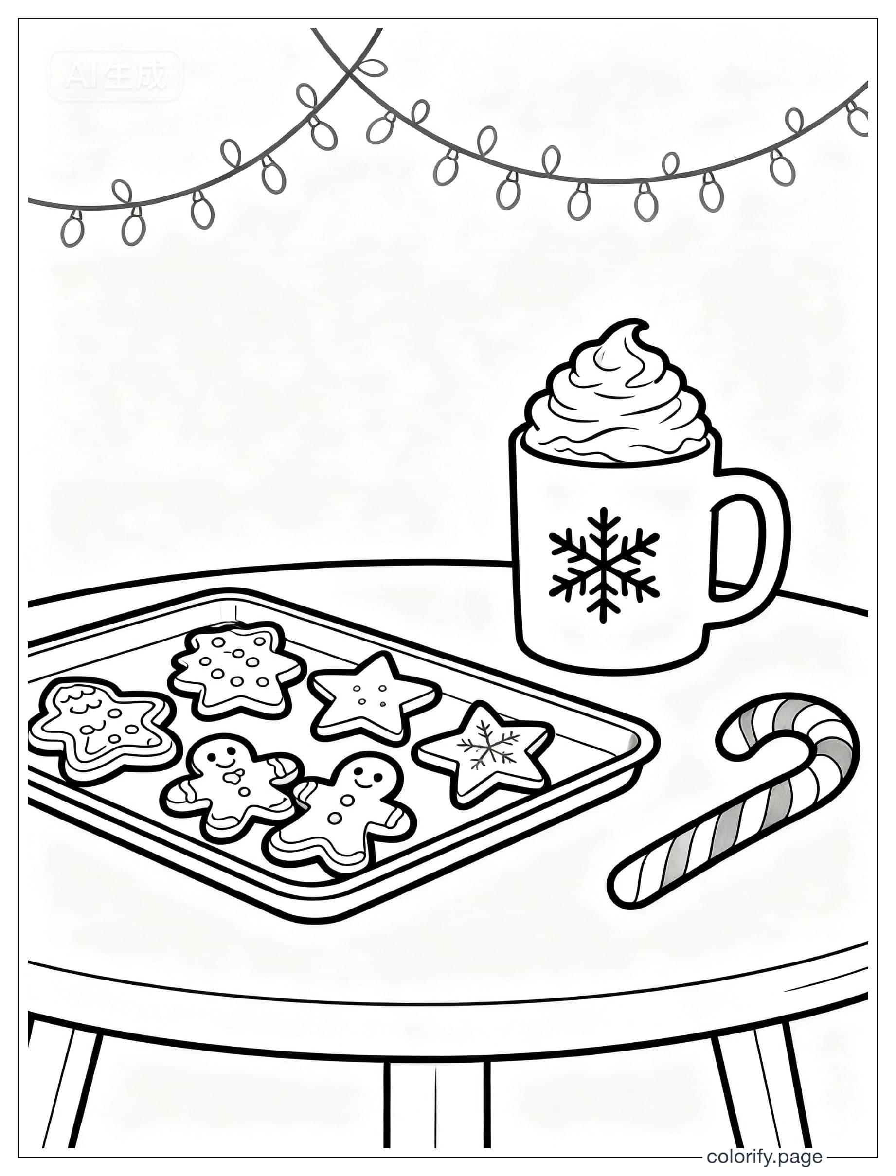 Christmas coloring pages - Free & Printable (No Watermark)