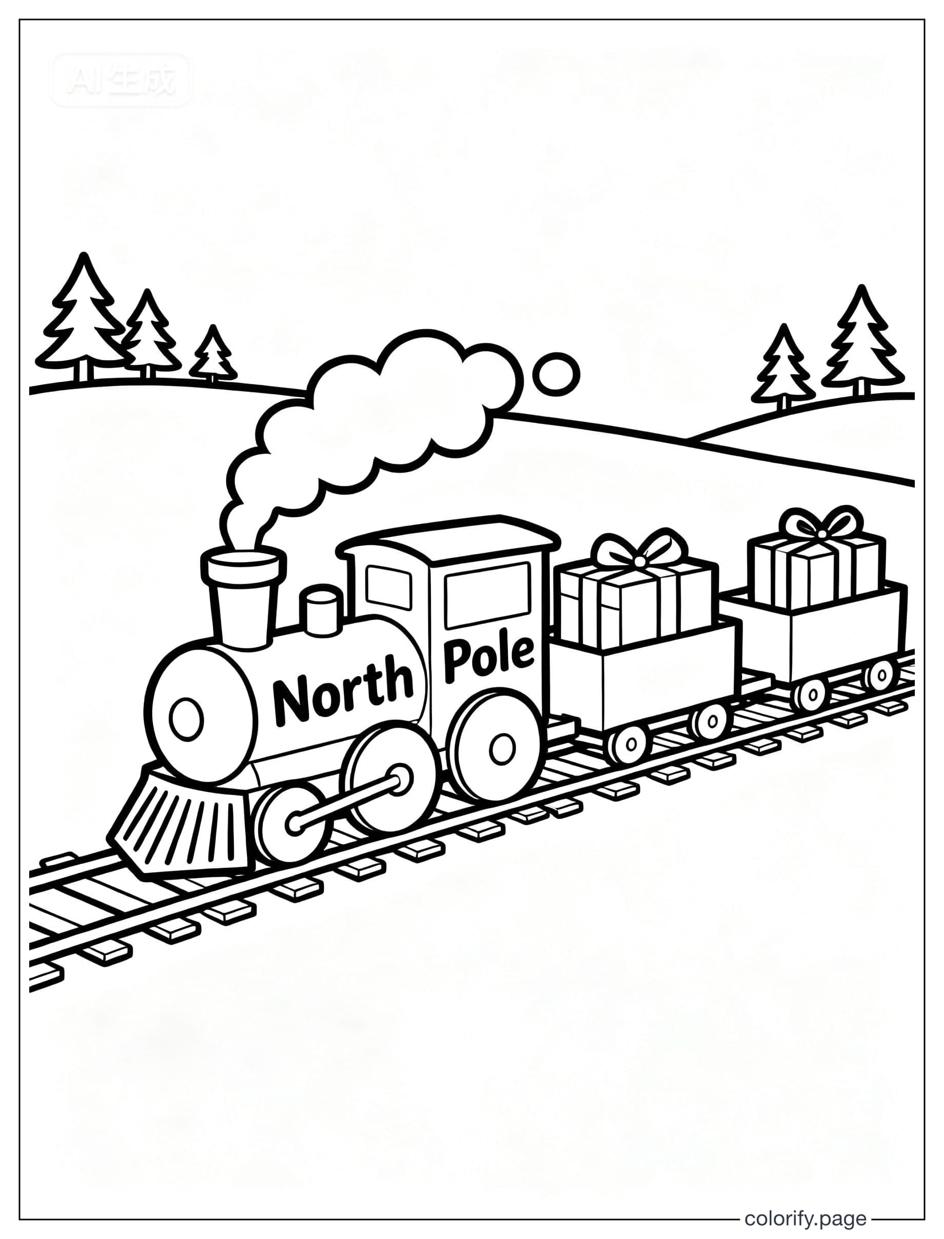 Christmas coloring pages - Free & Printable (No Watermark)