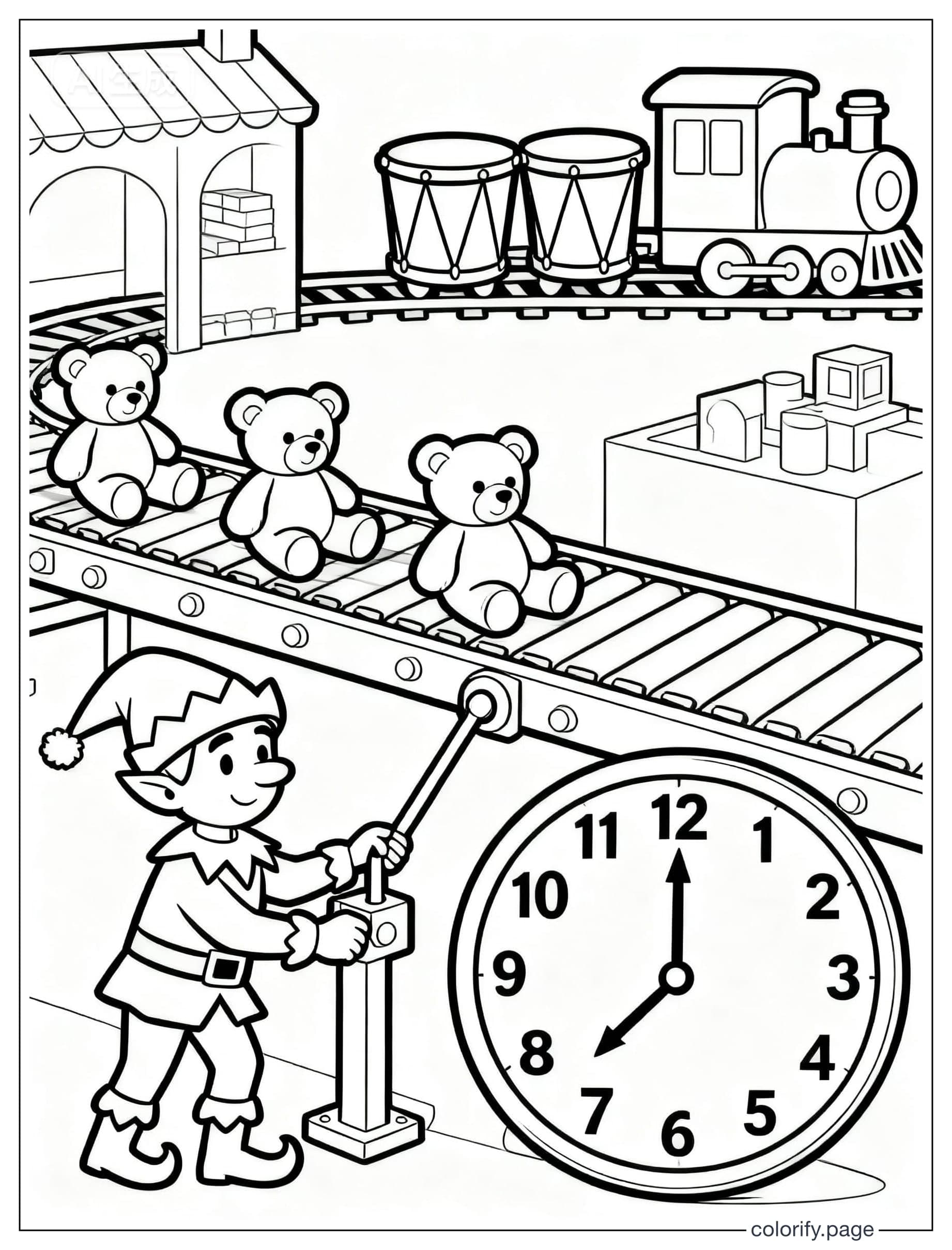 Christmas coloring pages - Free & Printable (No Watermark)