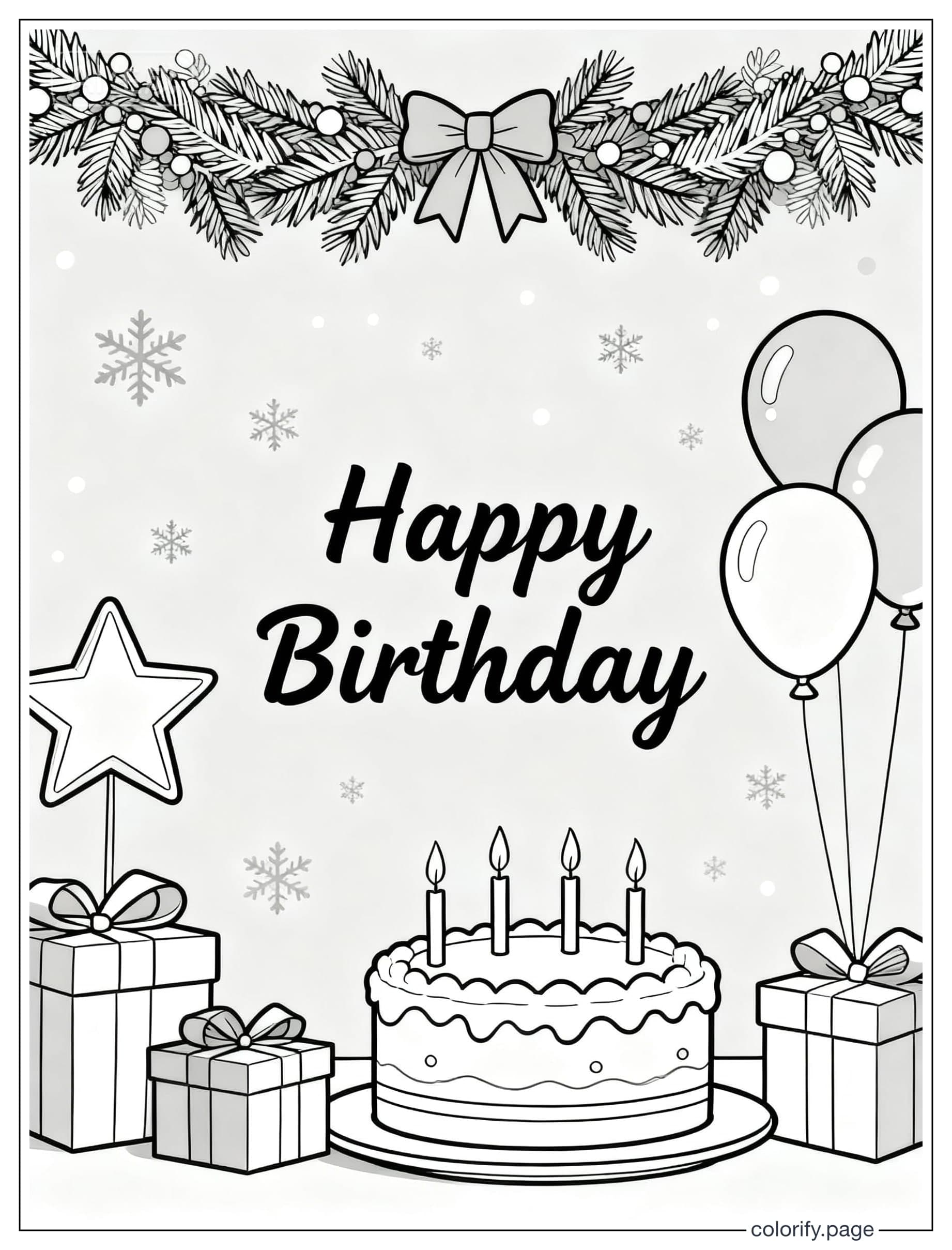 Christmas coloring pages - Free & Printable (No Watermark)