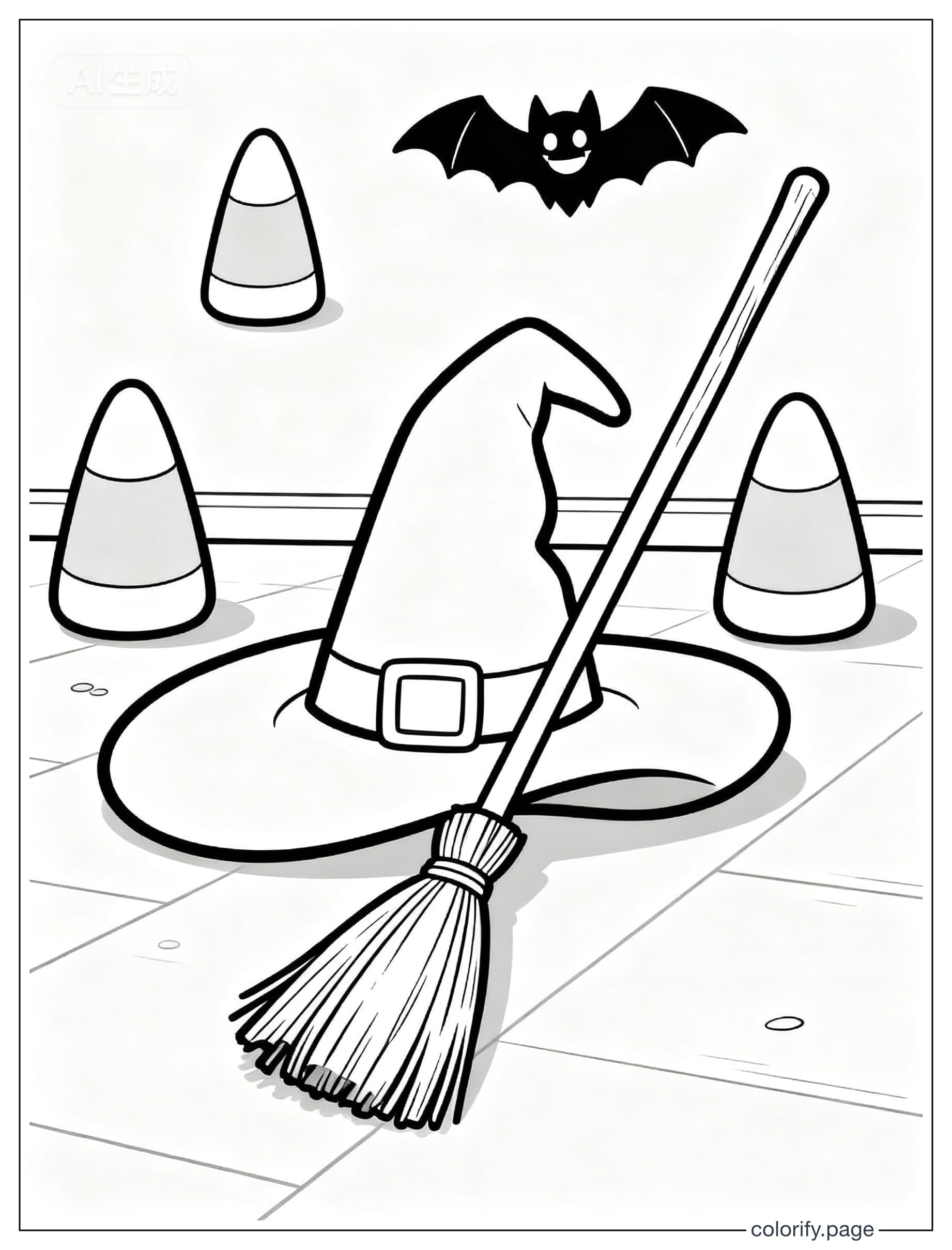 Halloween coloring pages - Free & Printable (No Watermark)