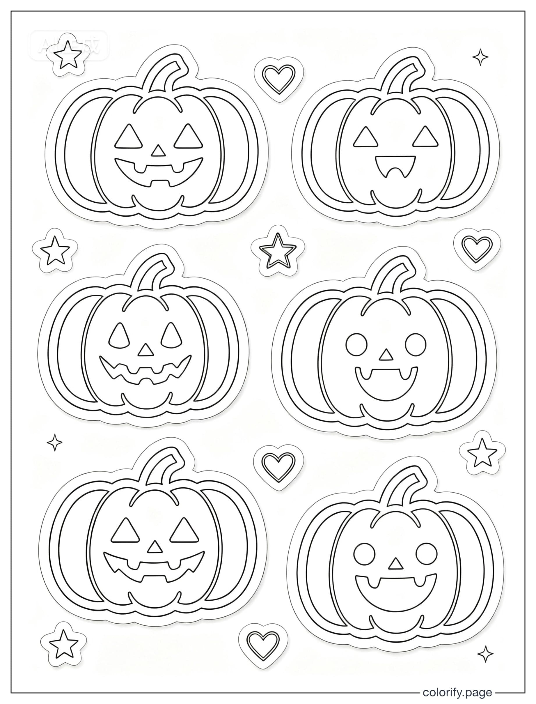 Halloween coloring pages - Free & Printable (No Watermark)
