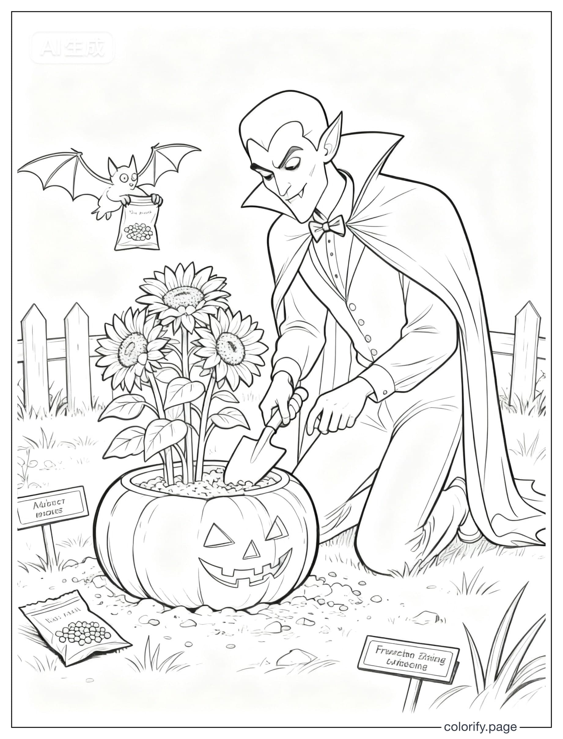 Halloween coloring pages - Free & Printable (No Watermark)
