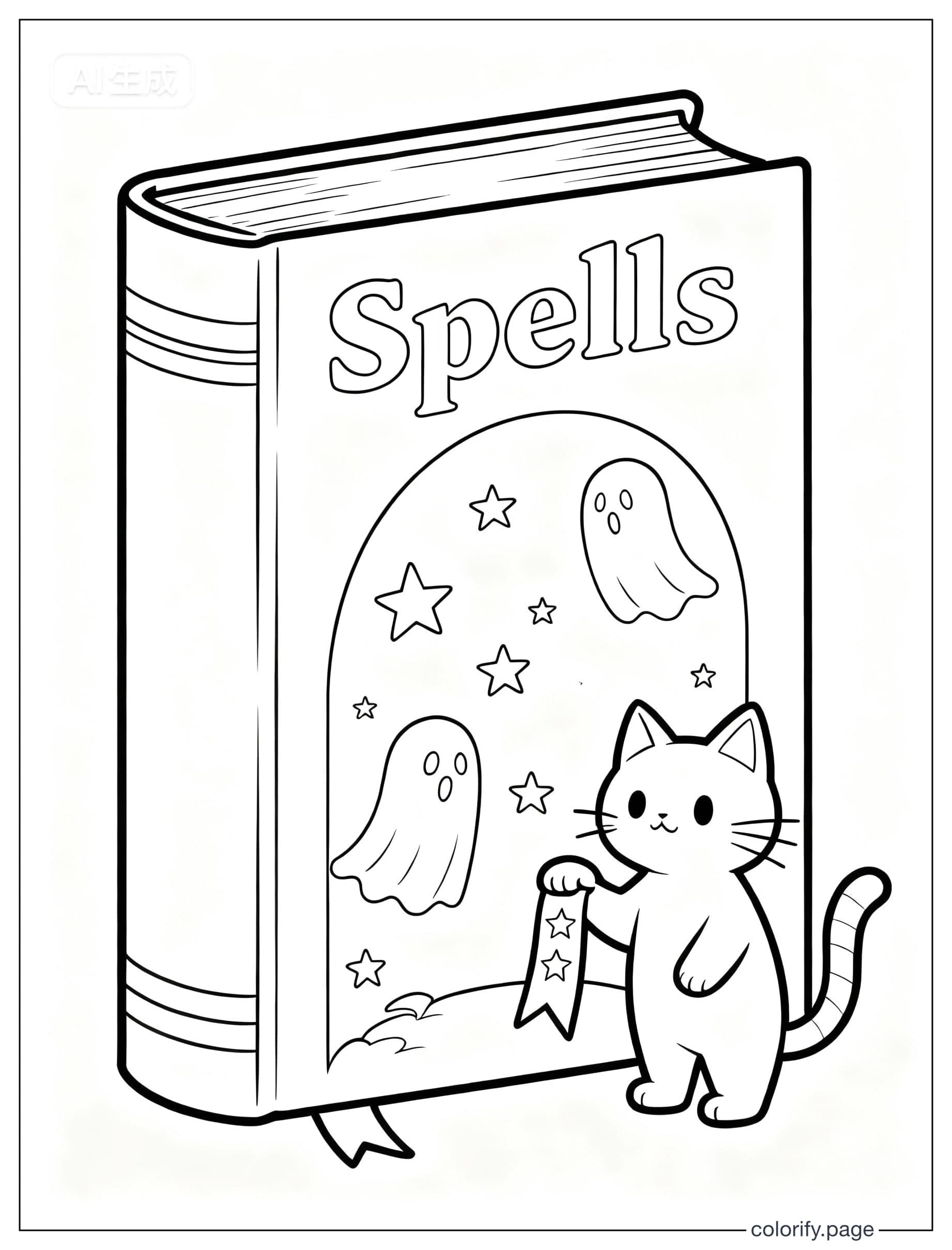 Halloween coloring pages - Free & Printable (No Watermark)