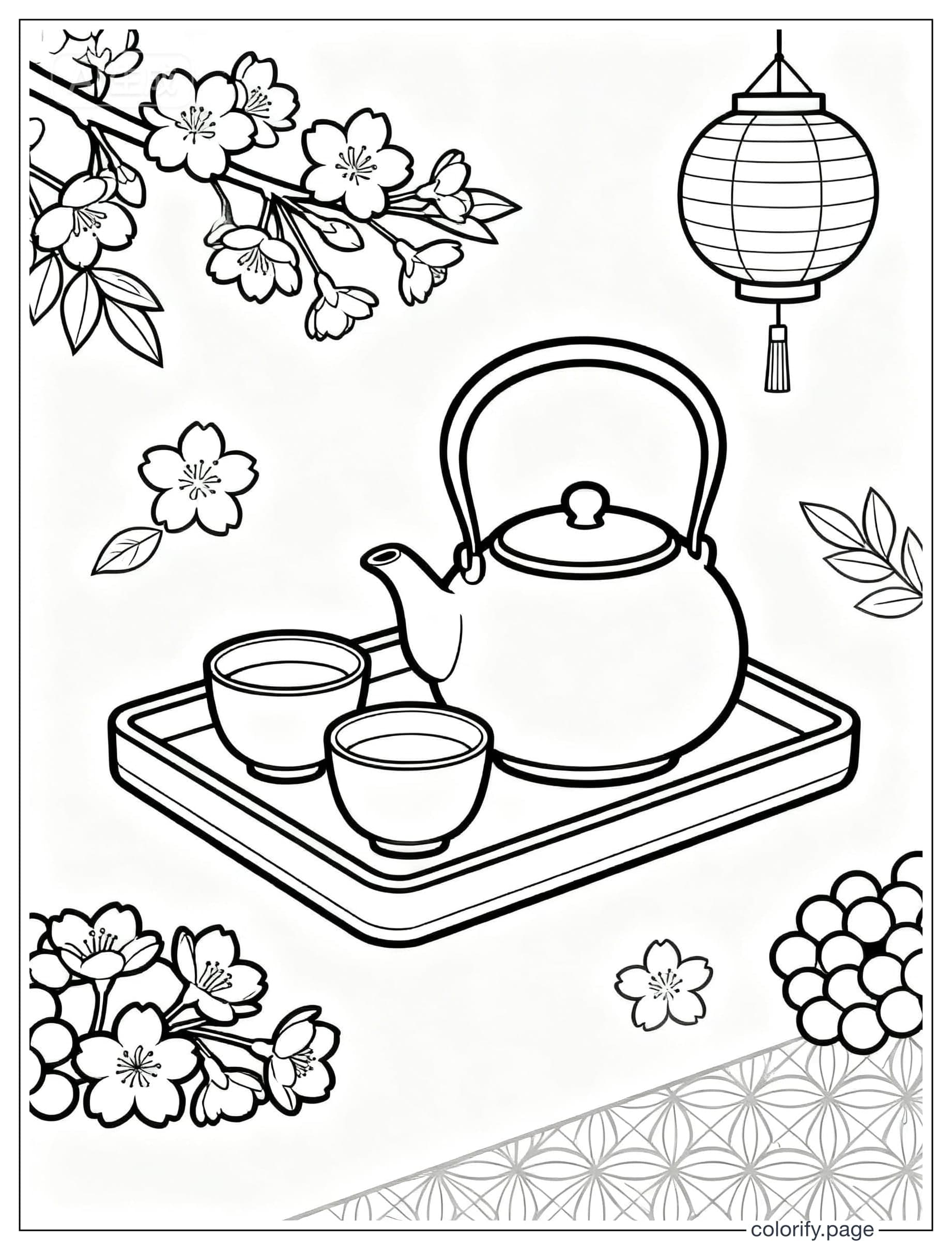 Ceramic Coloring Page涂色页 - 免费可打印(无水印)