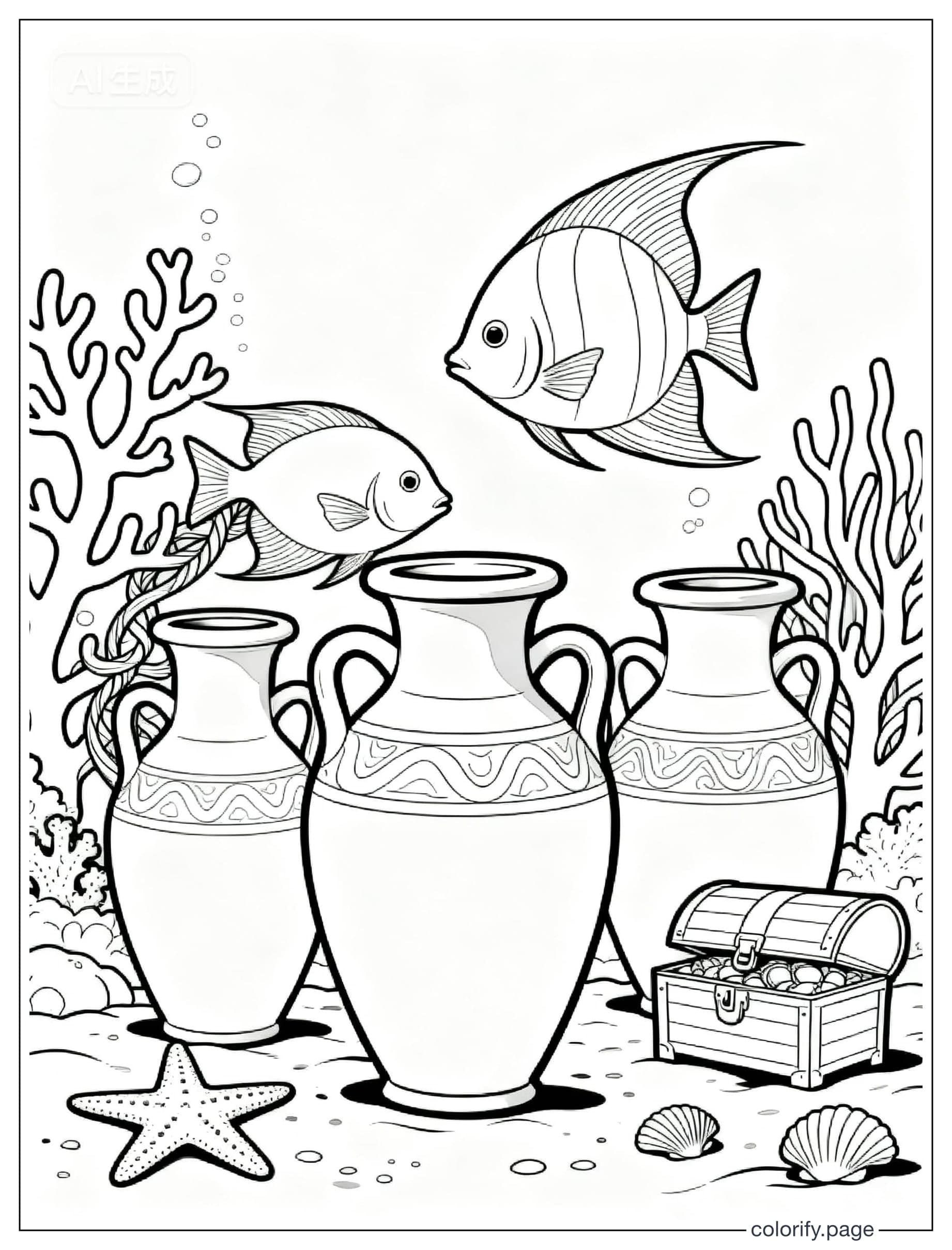 Ceramic Coloring Page涂色页 - 免费可打印(无水印)