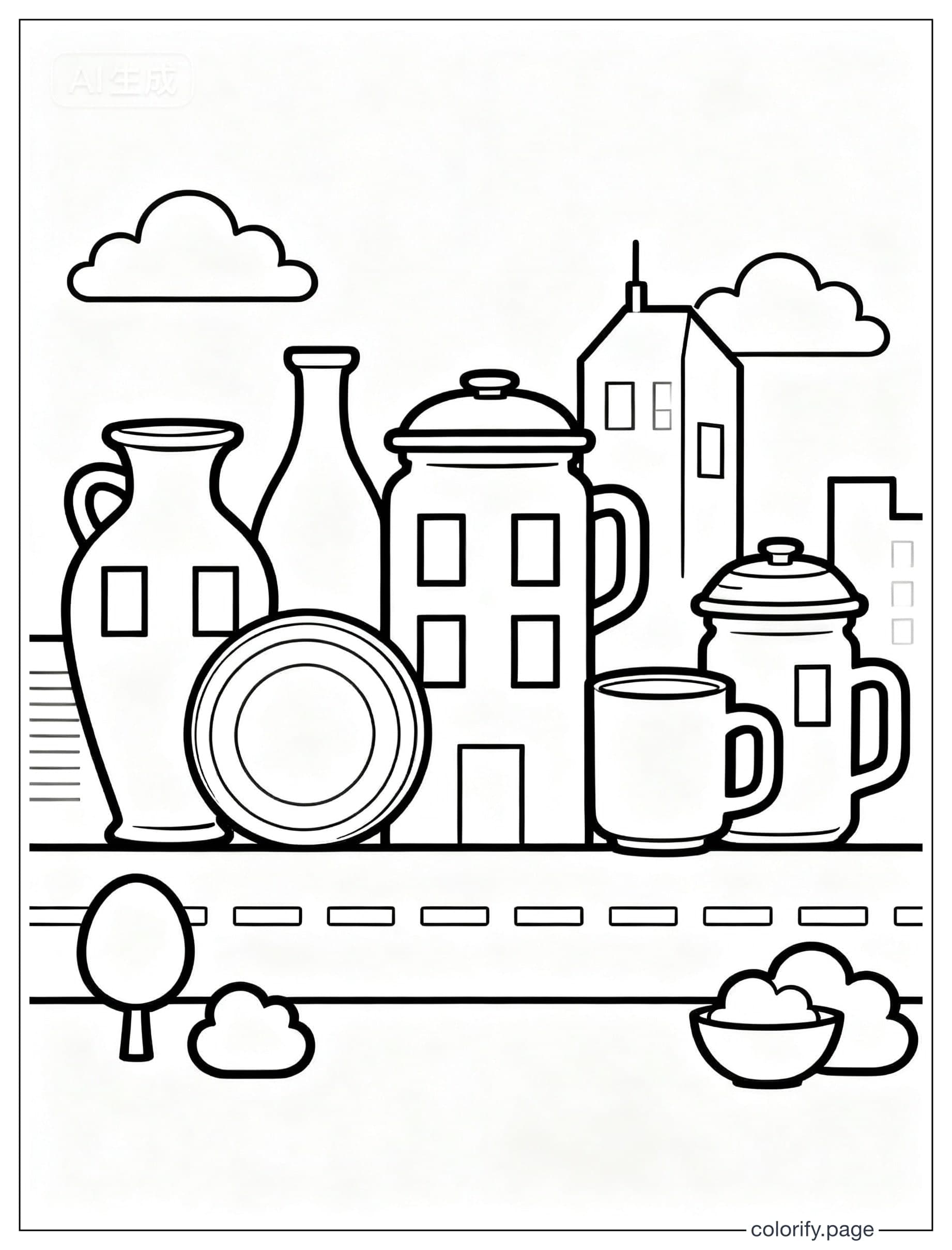 Ceramic Coloring Page coloring pages - Free & Printable (No Watermark)