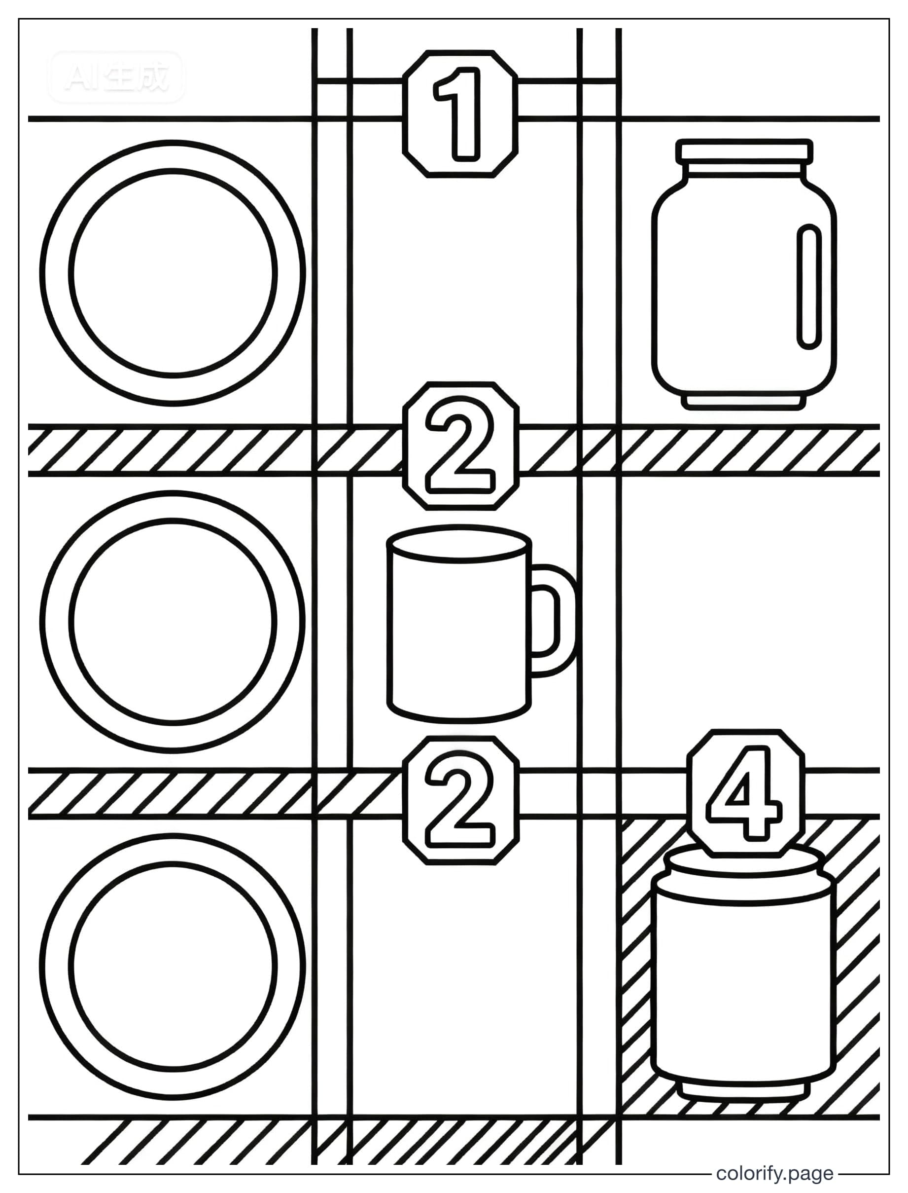 Ceramic Coloring Page涂色页 - 免费可打印(无水印)