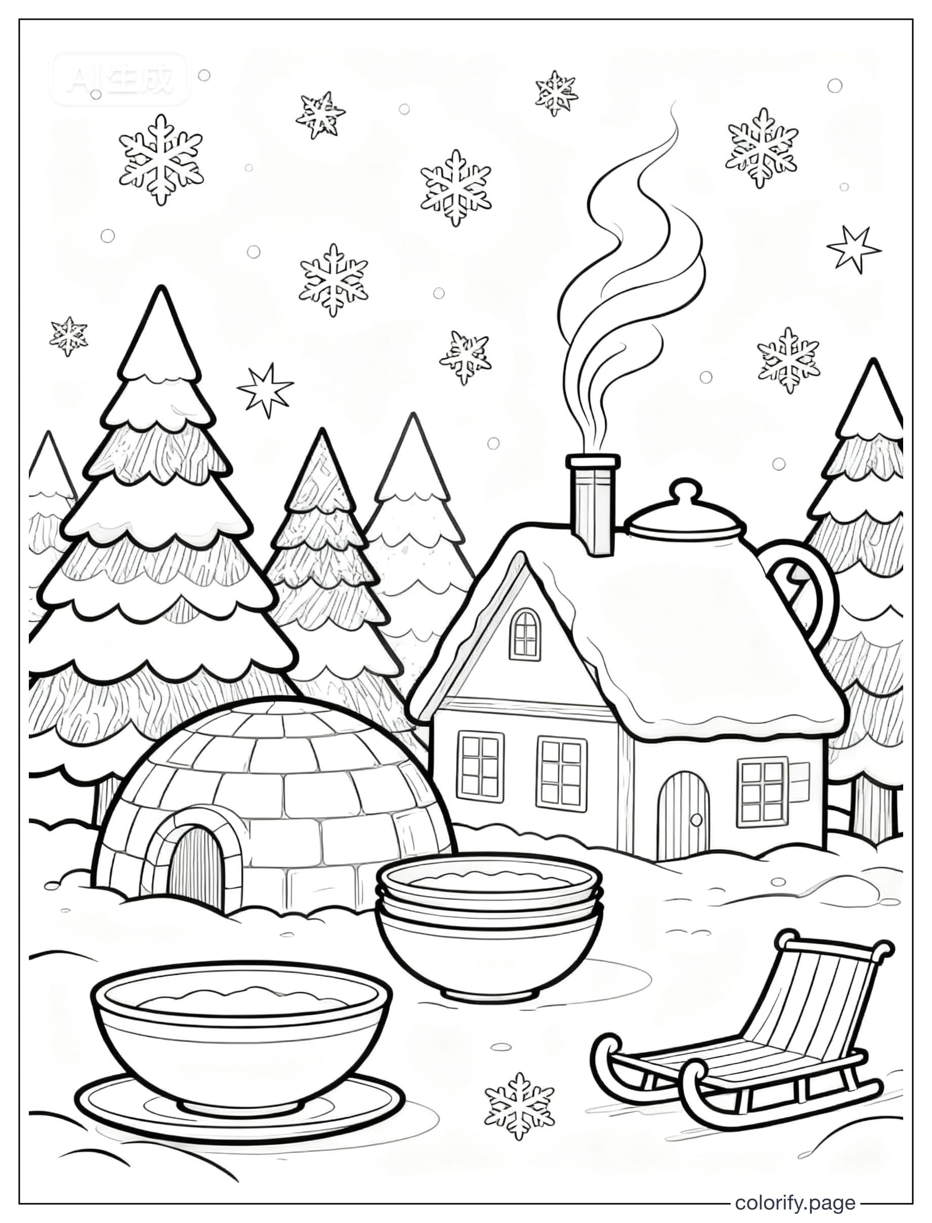 Ceramic Coloring Page涂色页 - 免费可打印(无水印)