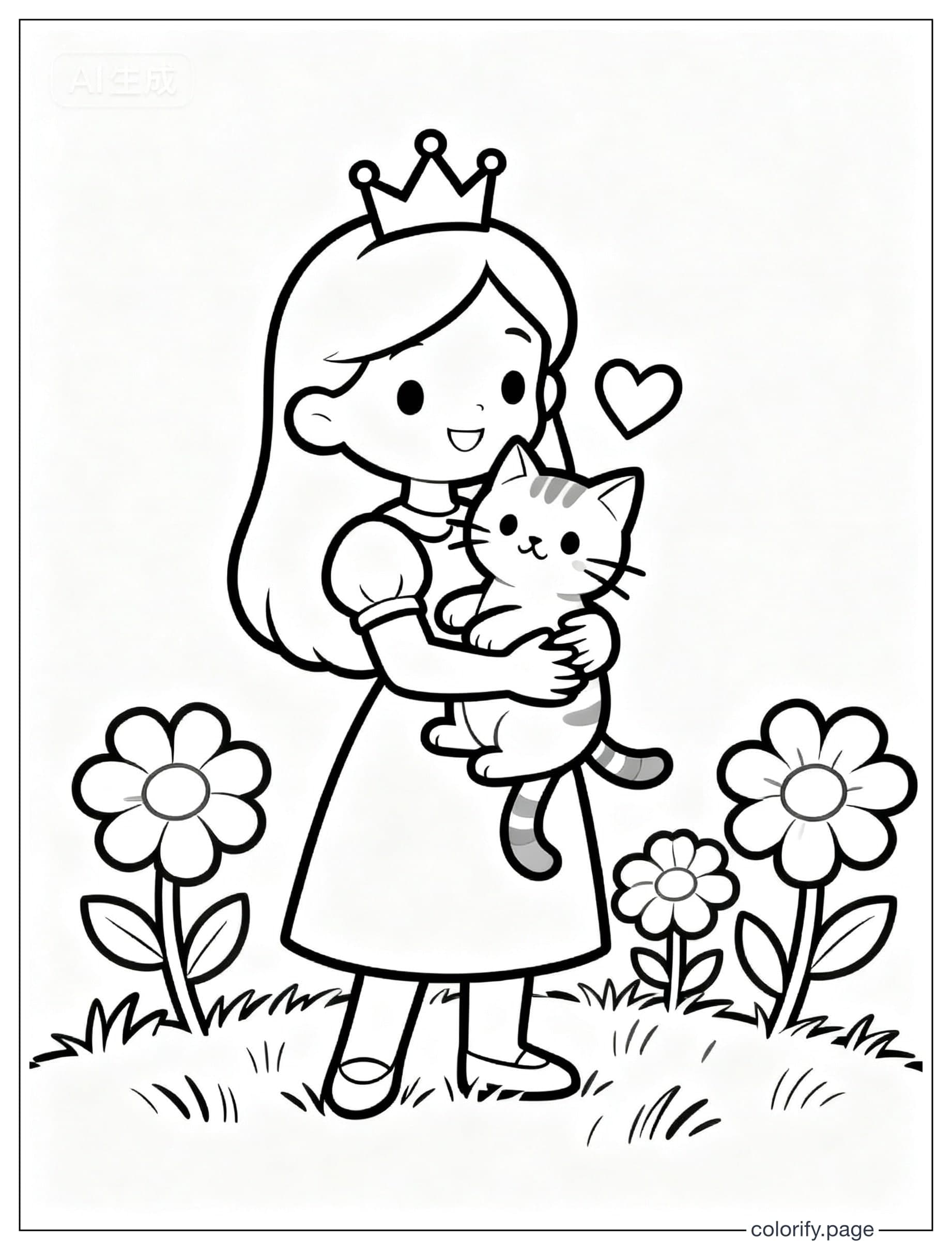 Páginas para colorear de Princess - Gratis e imprimibles (Sin marca de agua)