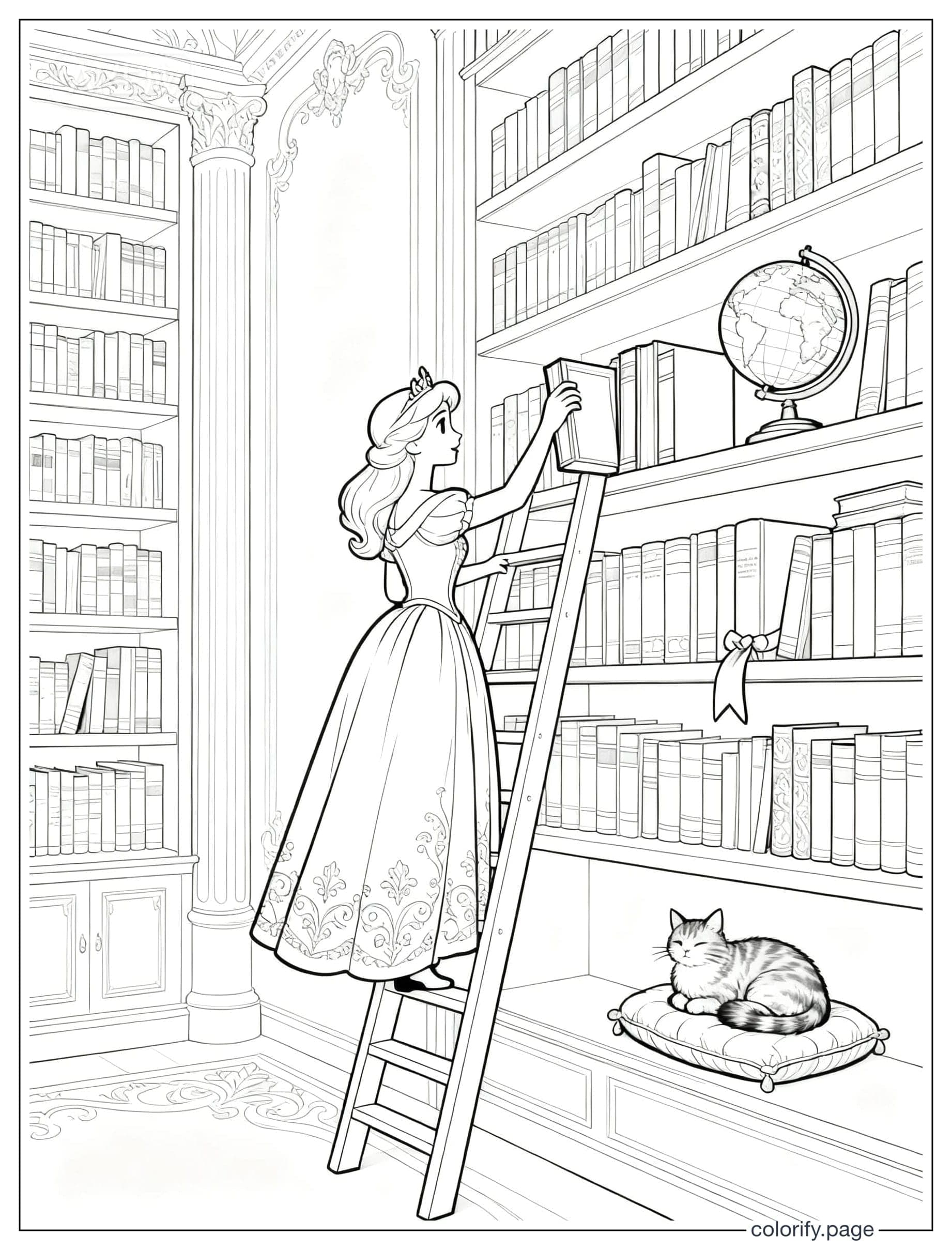 Princess coloring pages - Free & Printable (No Watermark)