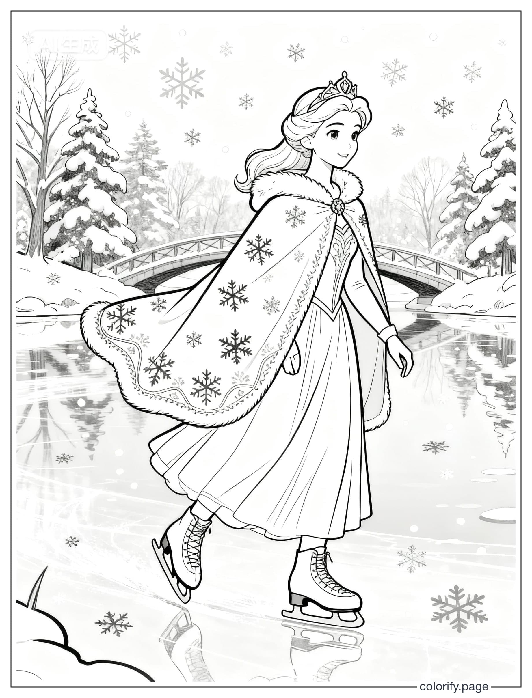 Princess coloring pages - Free & Printable (No Watermark)