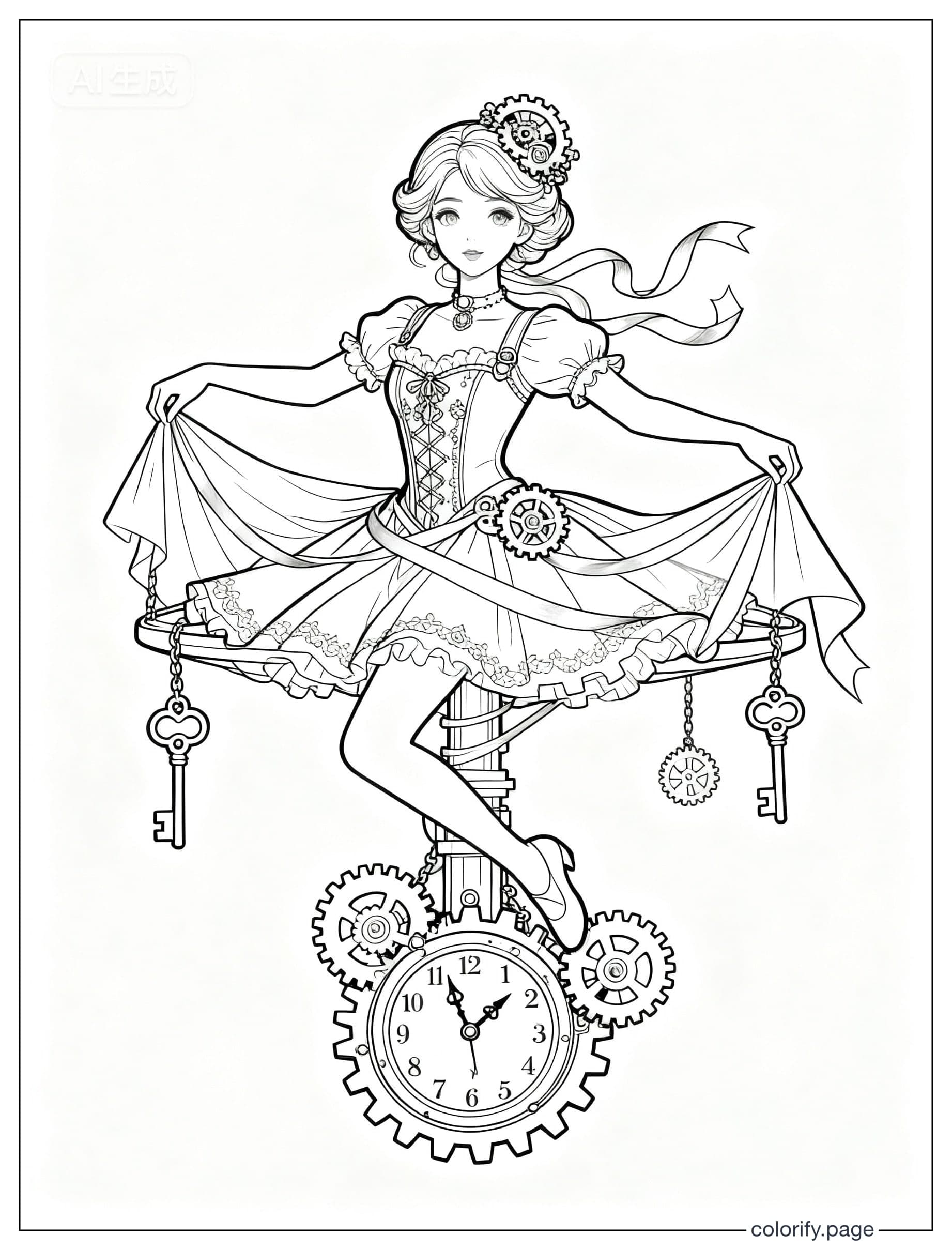 Princess coloring pages - Free & Printable (No Watermark)