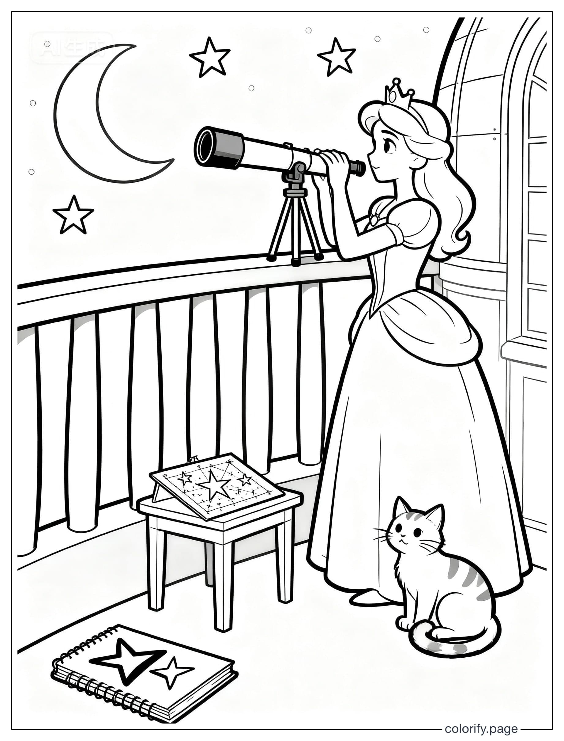 Princess coloring pages - Free & Printable (No Watermark)