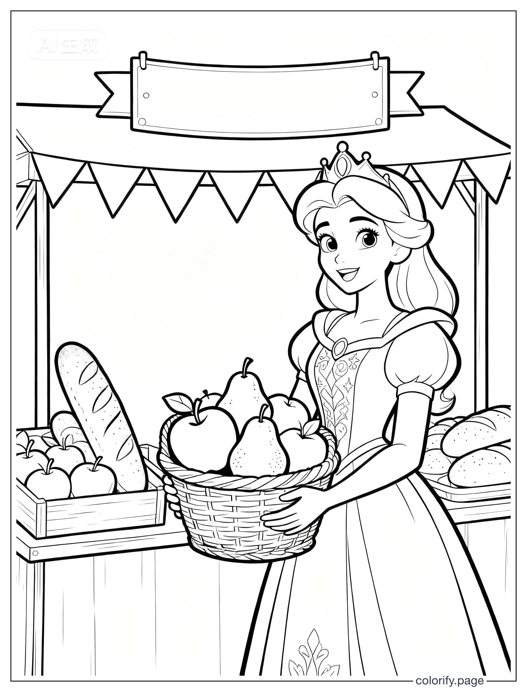 Páginas para colorear de Princess - Gratis e imprimibles (Sin marca de agua)