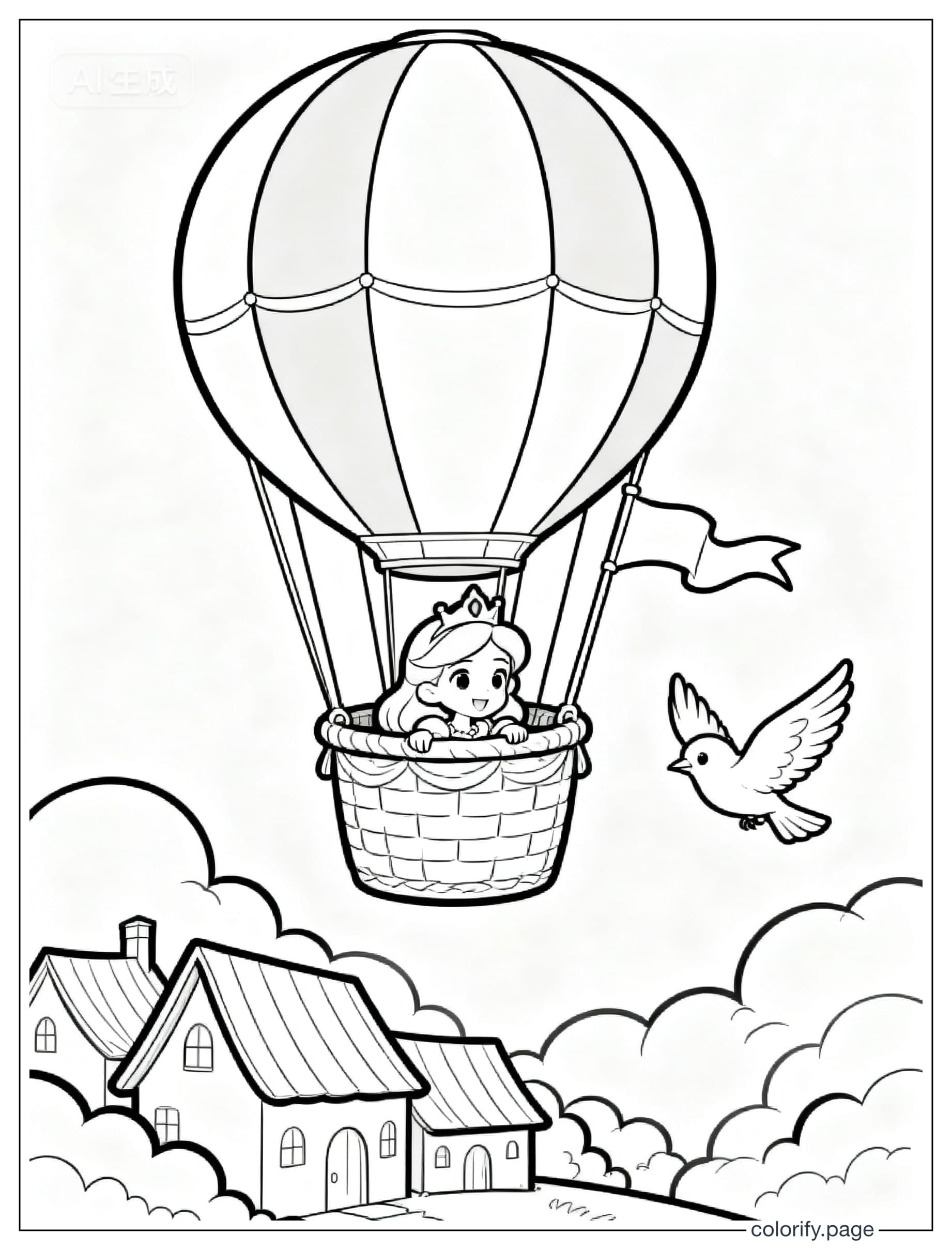 Princess coloring pages - Free & Printable (No Watermark)