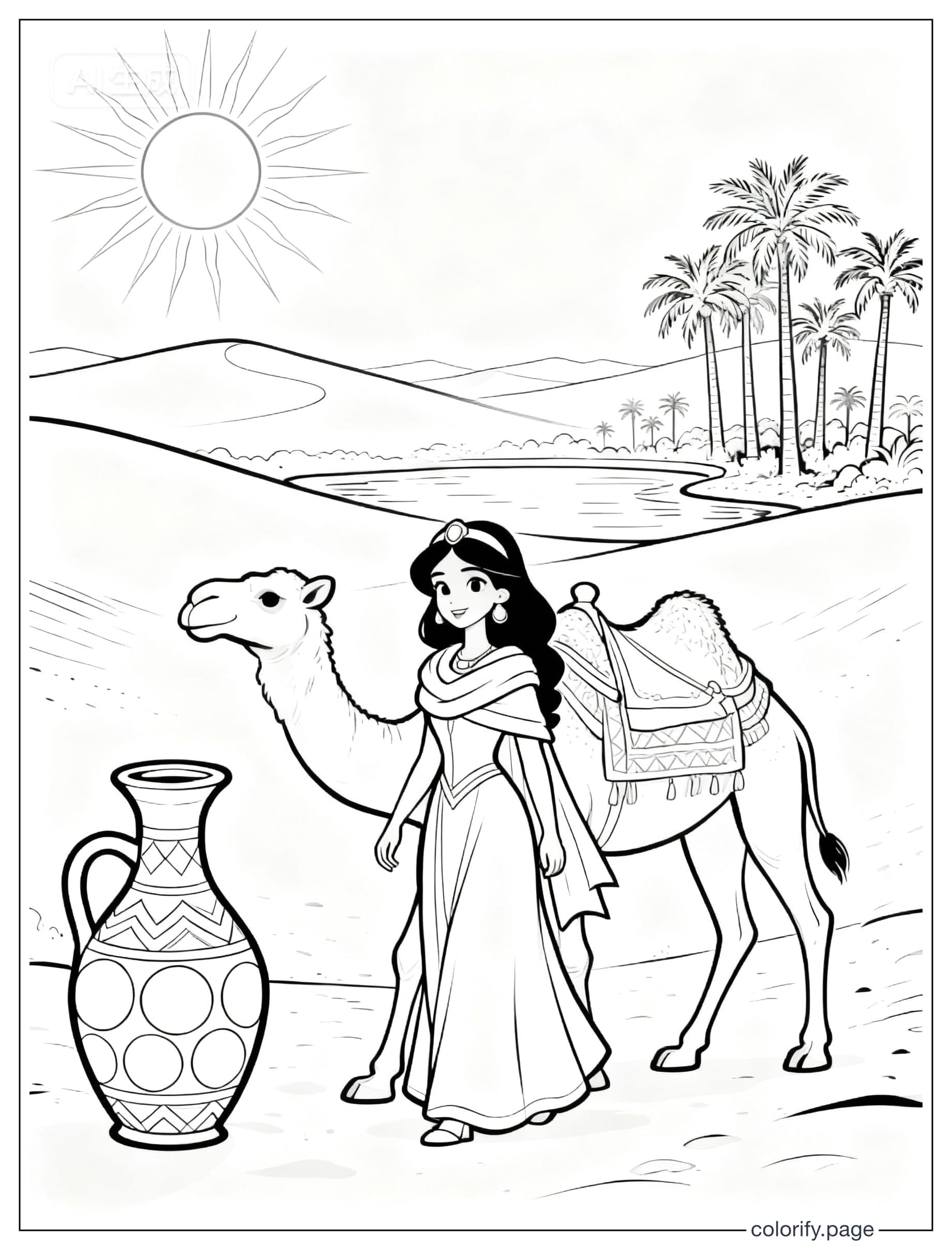Princess coloring pages - Free & Printable (No Watermark)