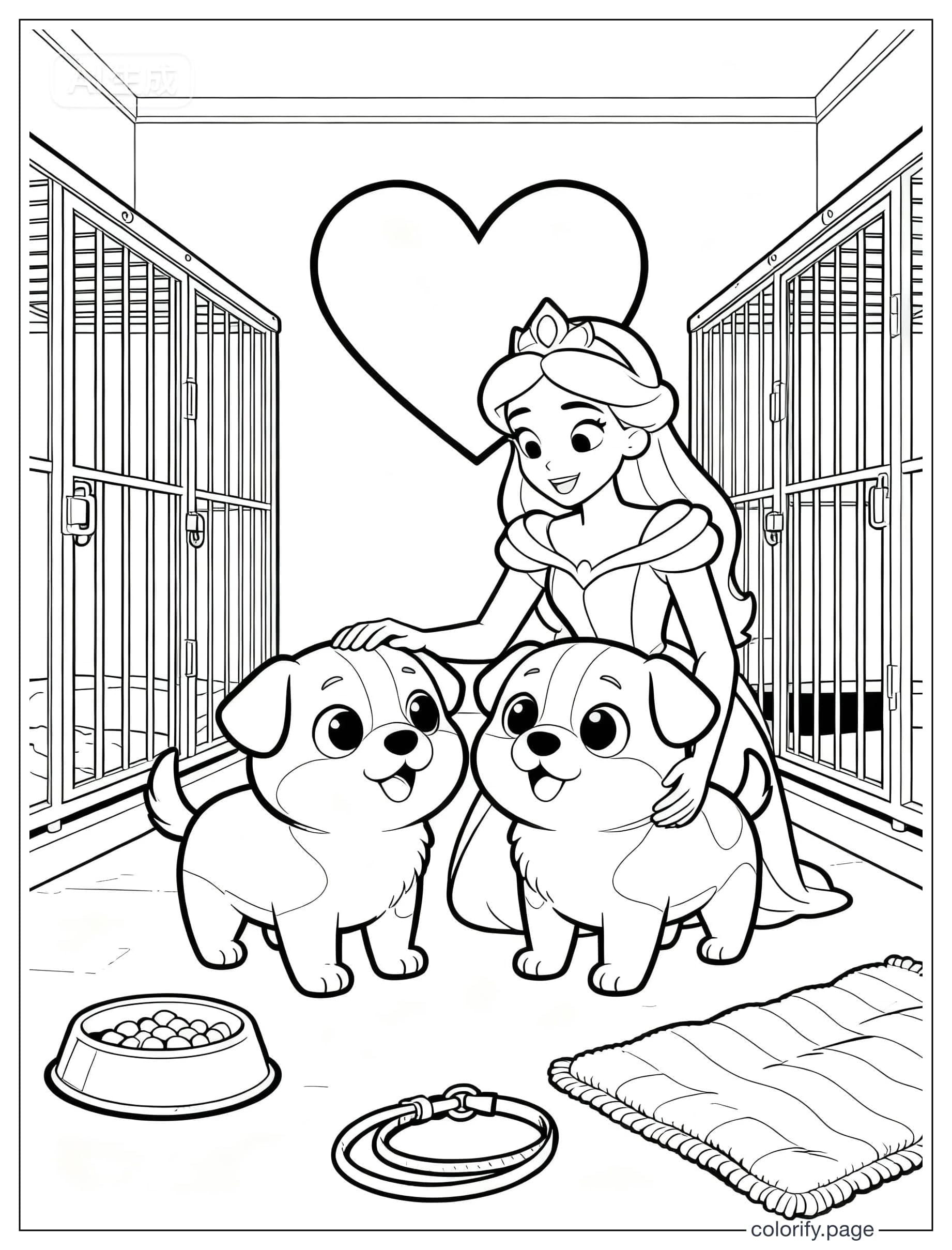 Princess coloring pages - Free & Printable (No Watermark)