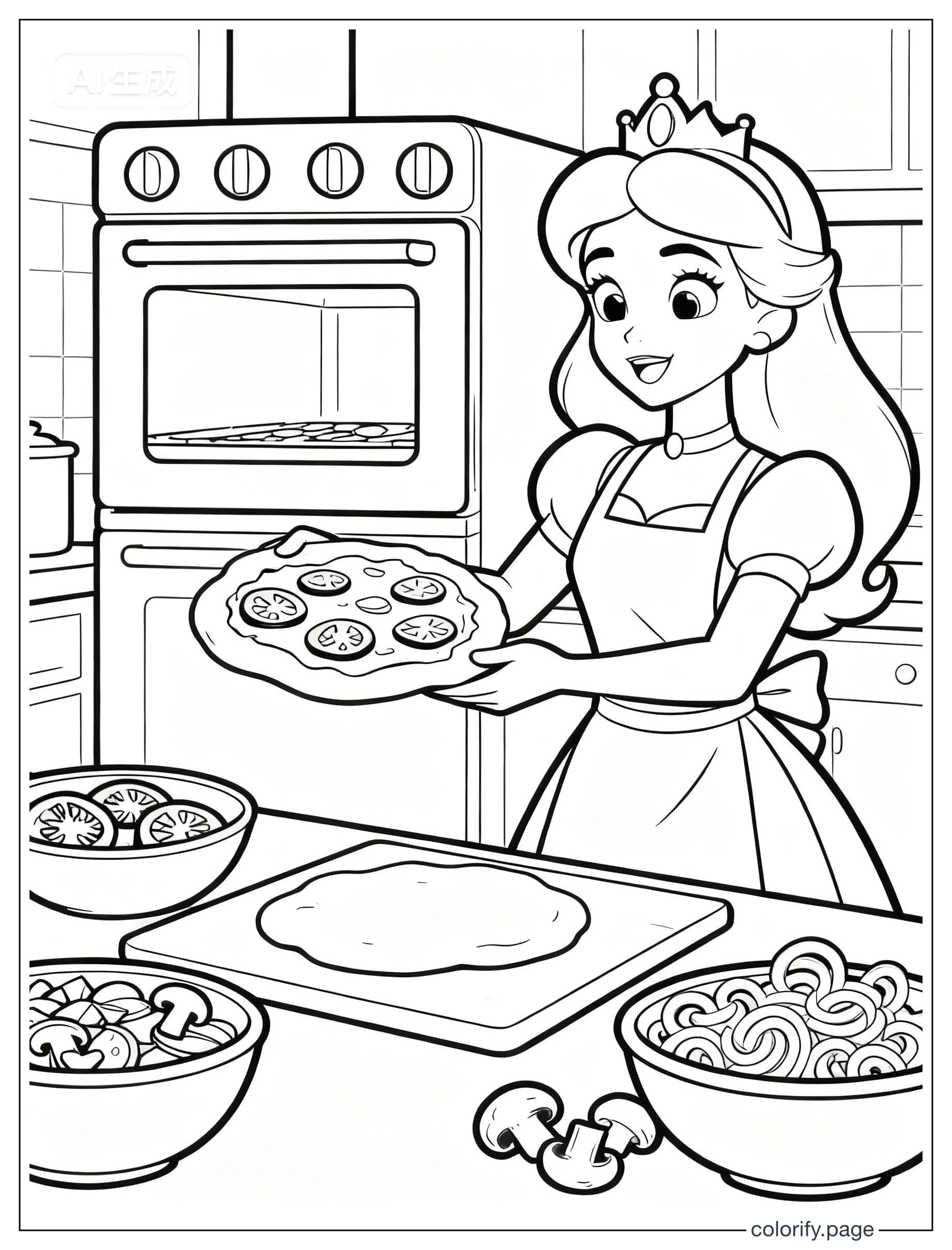 Princess coloring pages - Free & Printable (No Watermark)