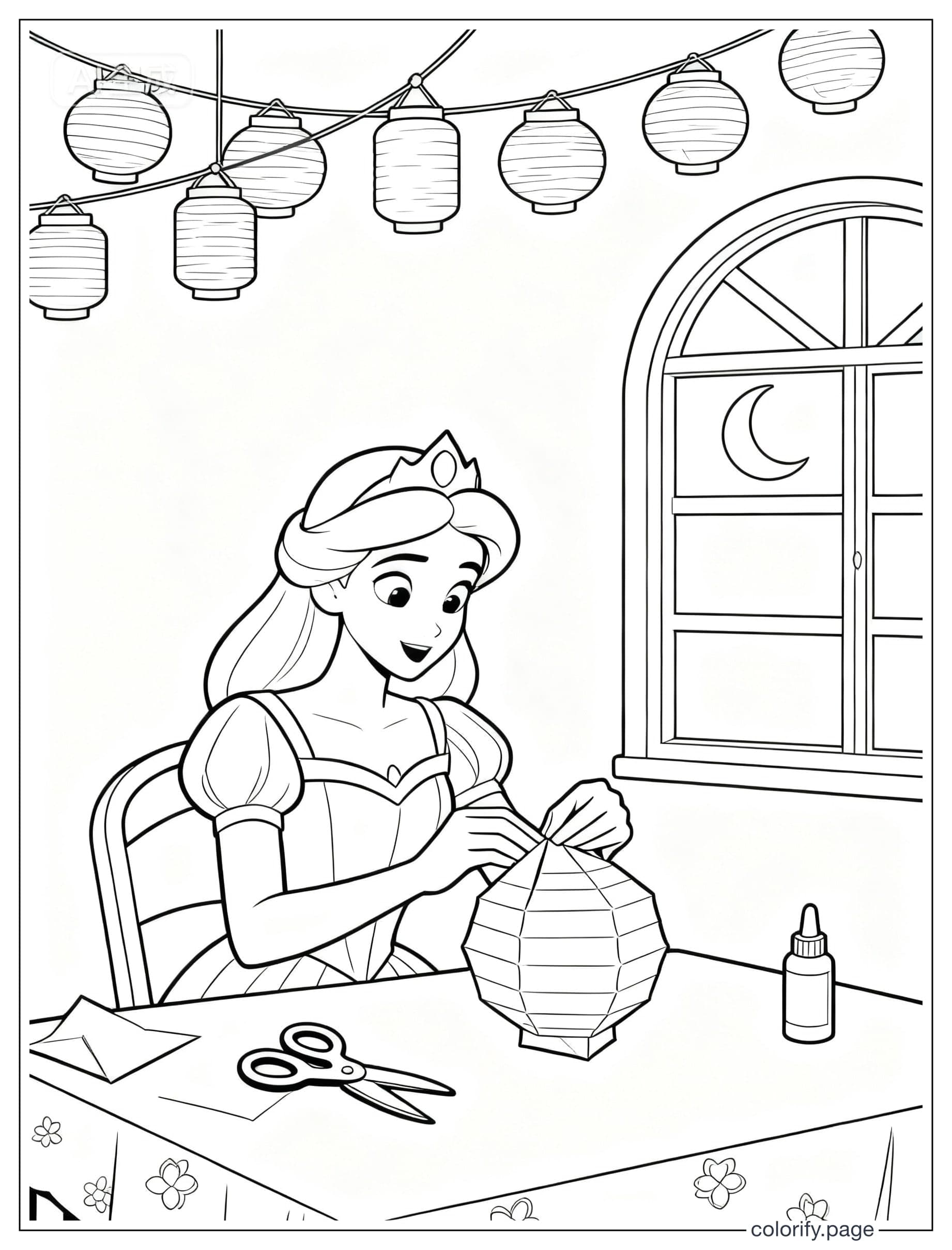 Princess coloring pages - Free & Printable (No Watermark)