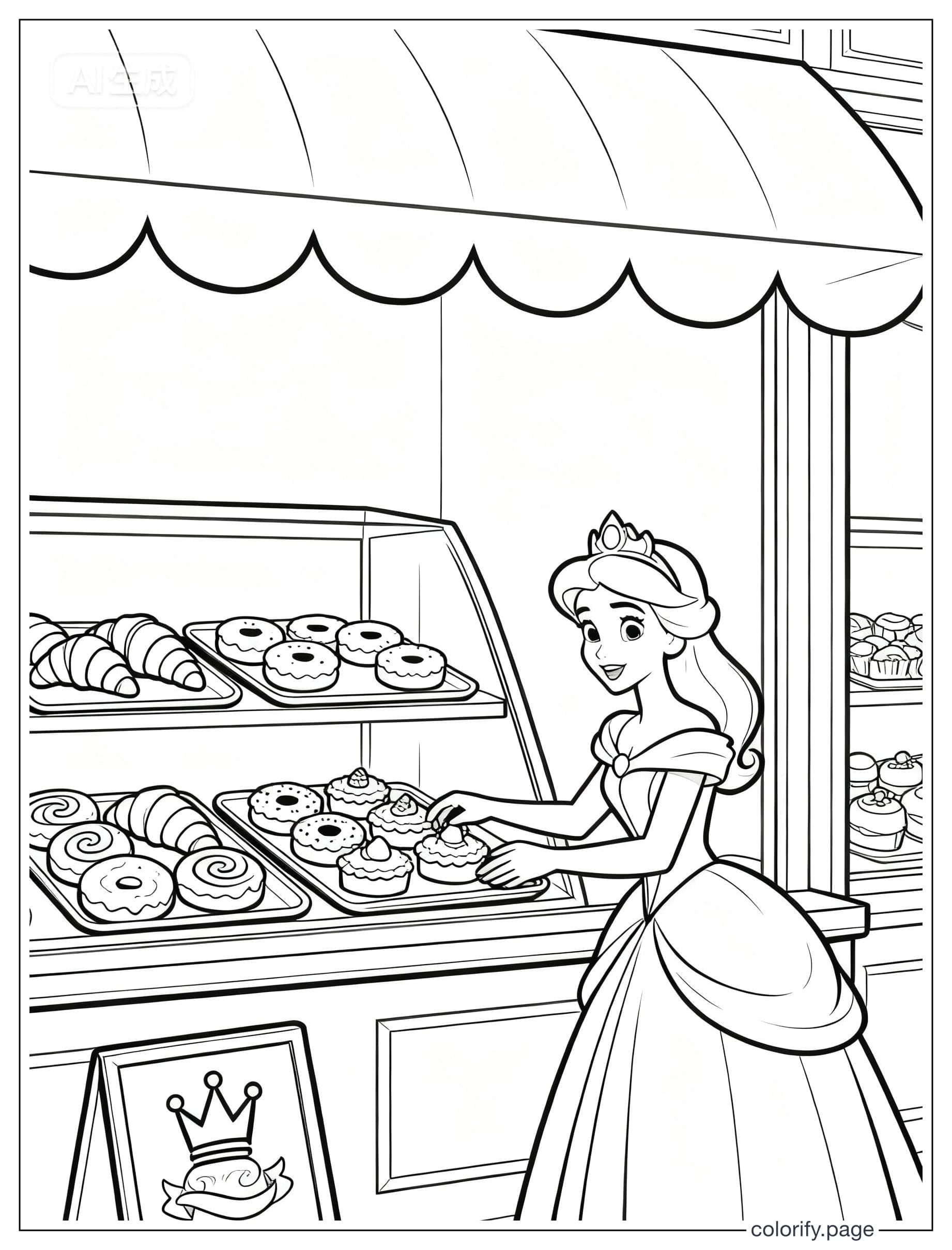 Páginas para colorear de Princess - Gratis e imprimibles (Sin marca de agua)