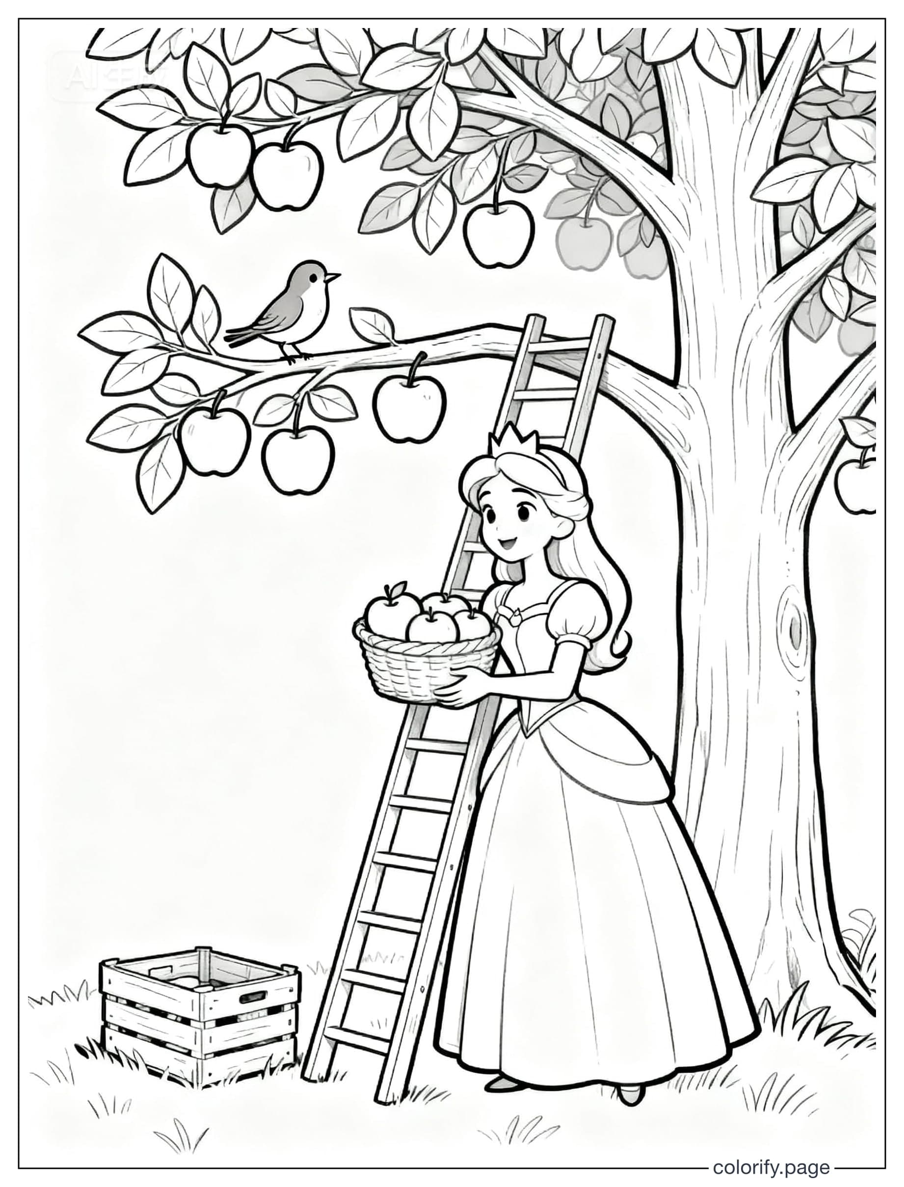 Princess coloring pages - Free & Printable (No Watermark)
