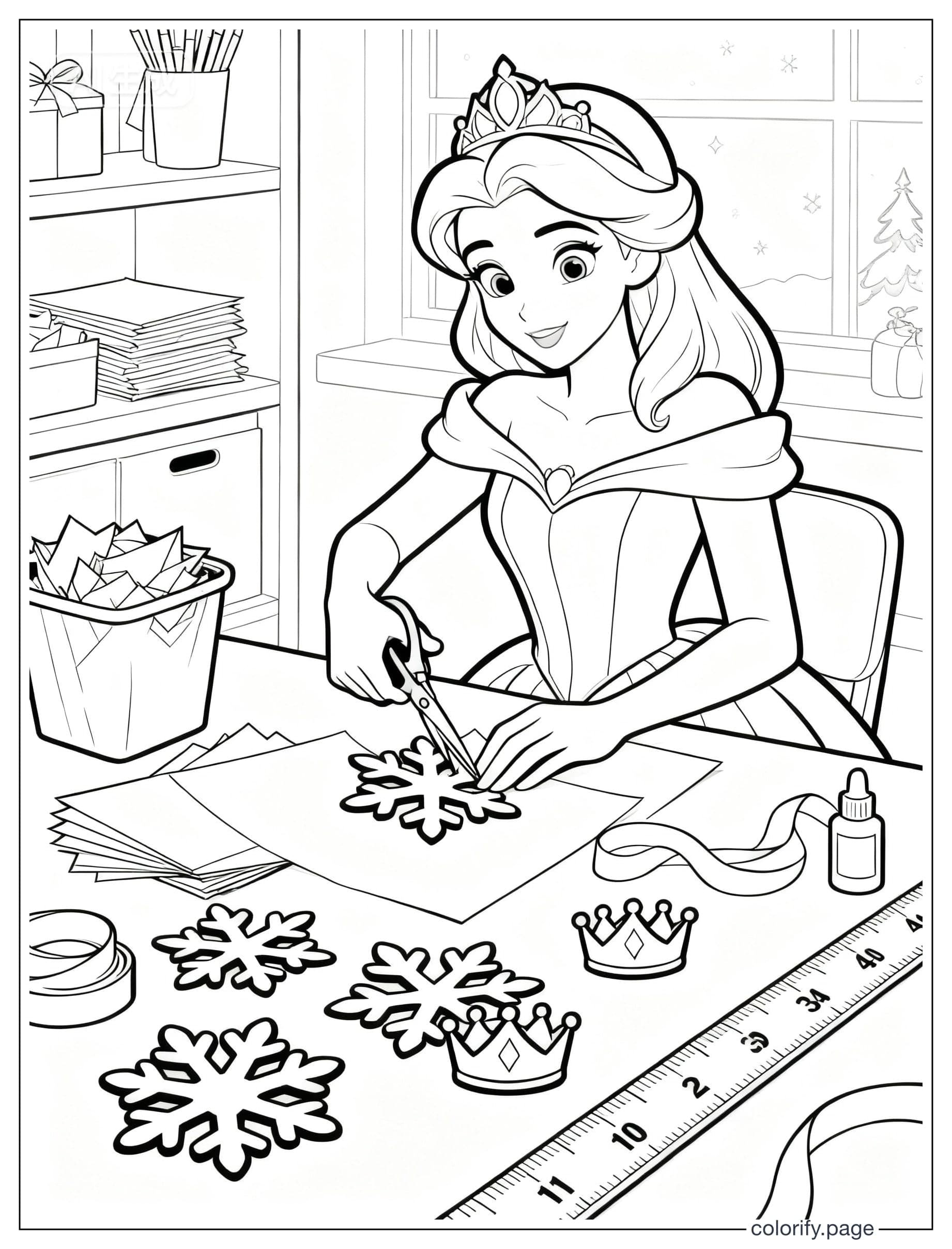 Princess coloring pages - Free & Printable (No Watermark)