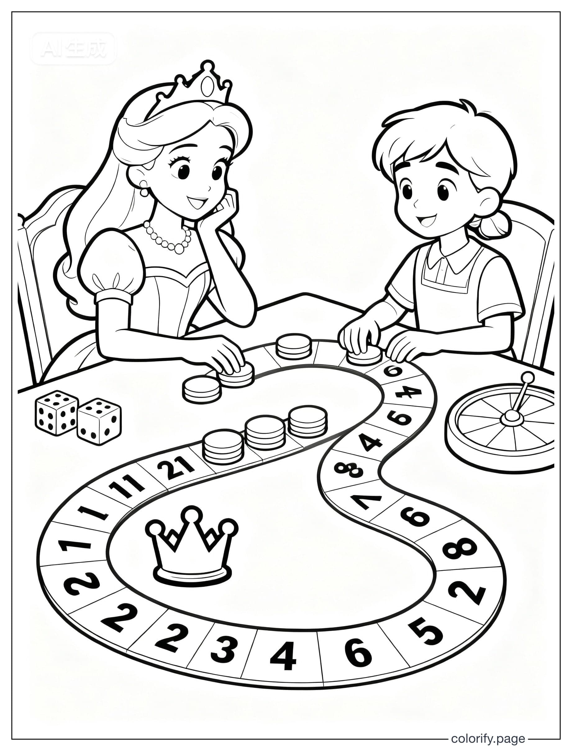 Páginas para colorear de Princess - Gratis e imprimibles (Sin marca de agua)