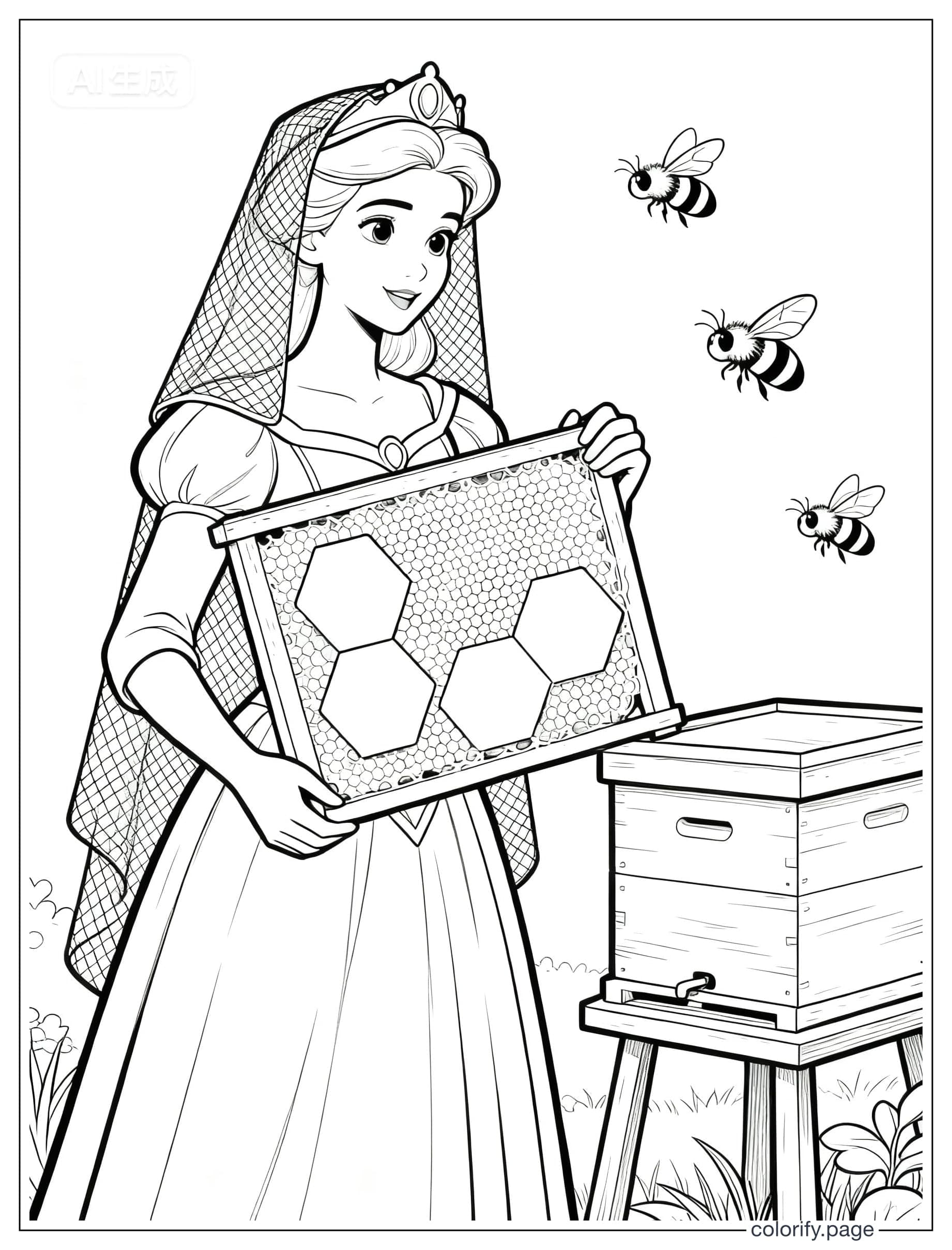 Páginas para colorear de Princess - Gratis e imprimibles (Sin marca de agua)