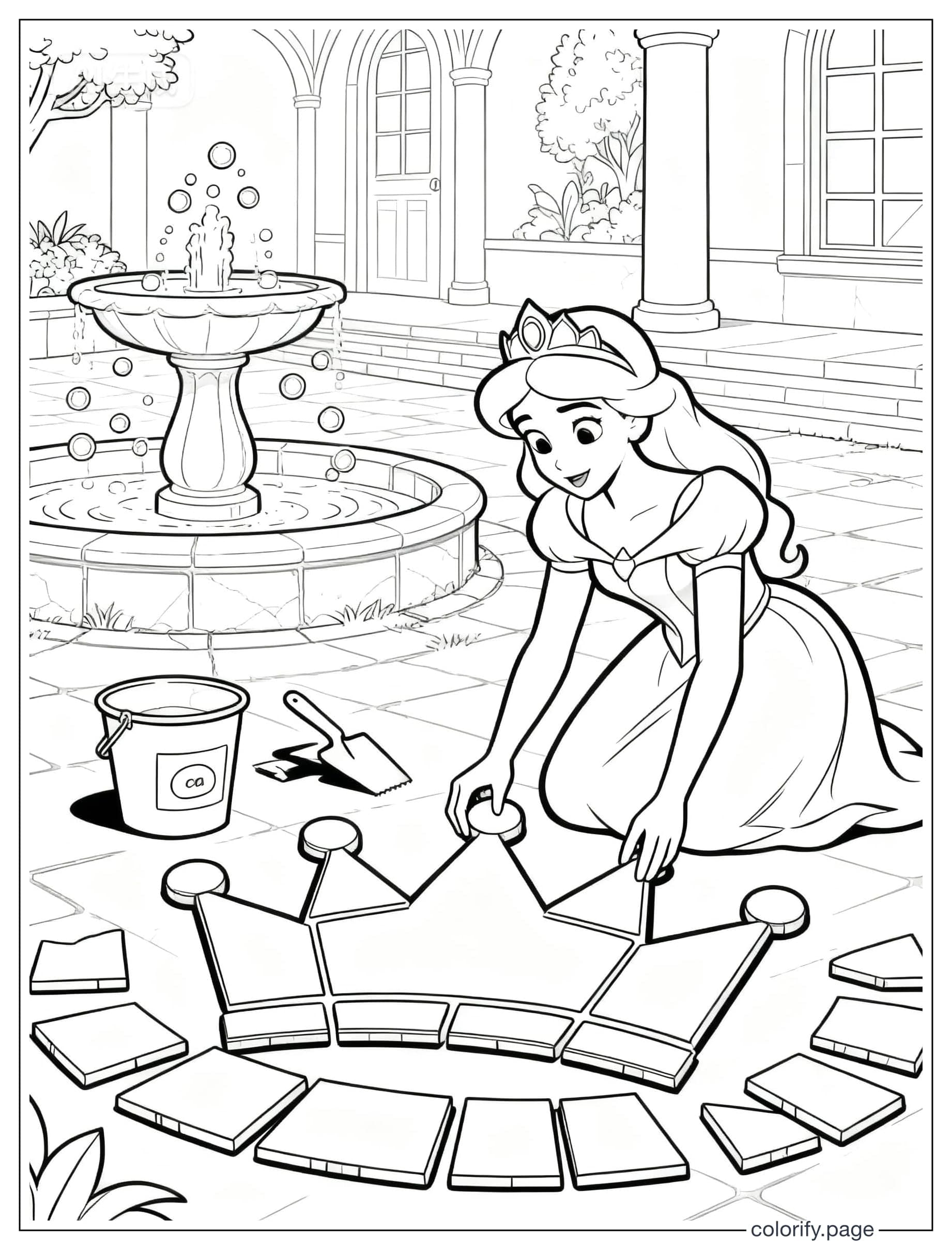 Princess coloring pages - Free & Printable (No Watermark)