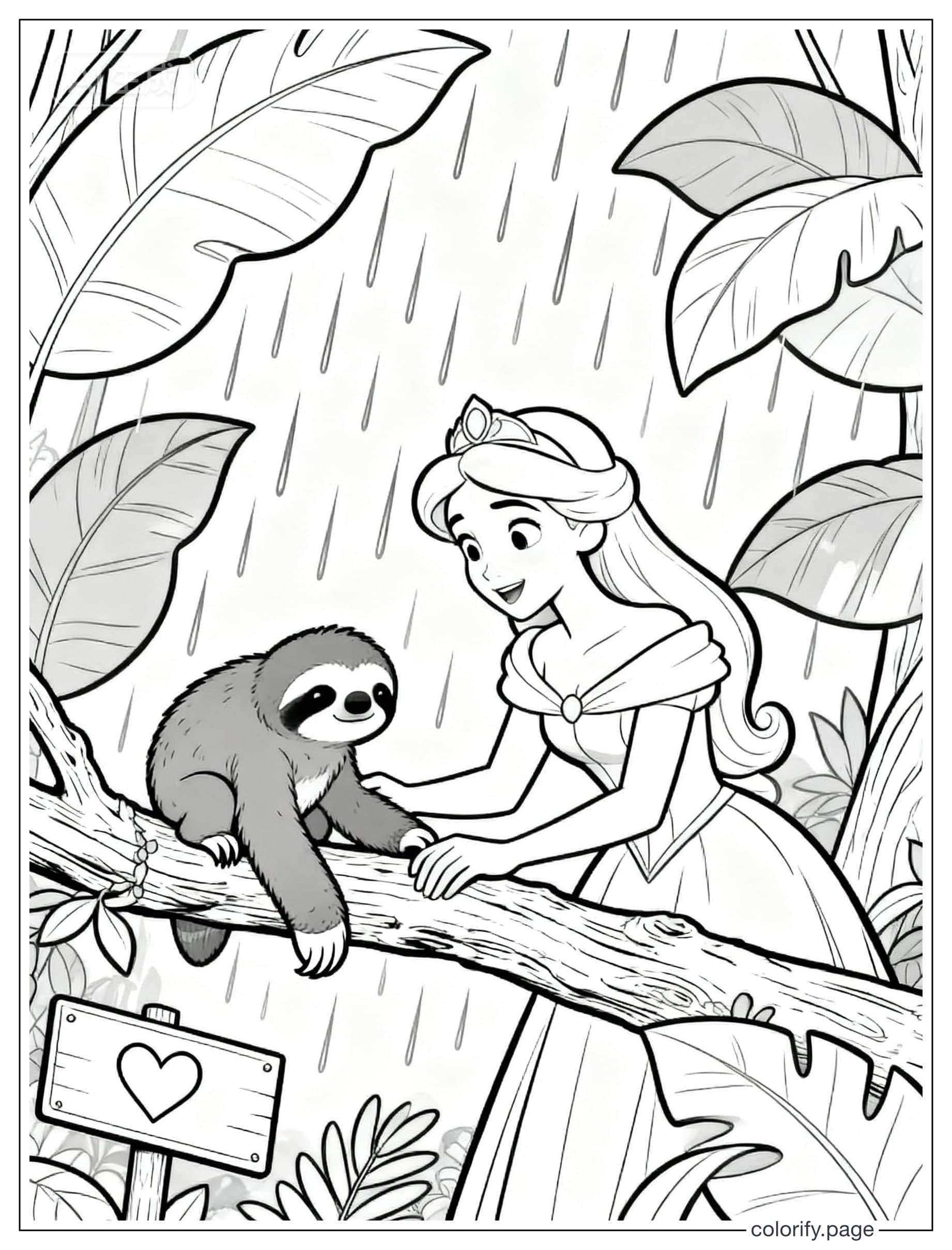 Princess coloring pages - Free & Printable (No Watermark)