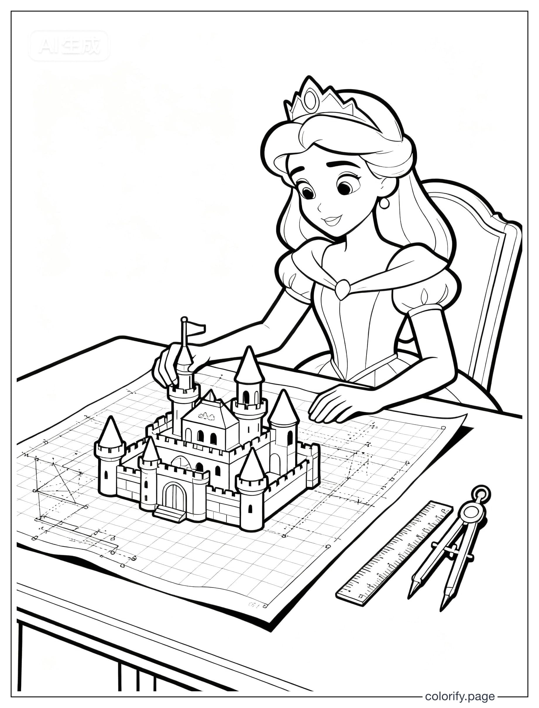 Páginas para colorear de Princess - Gratis e imprimibles (Sin marca de agua)