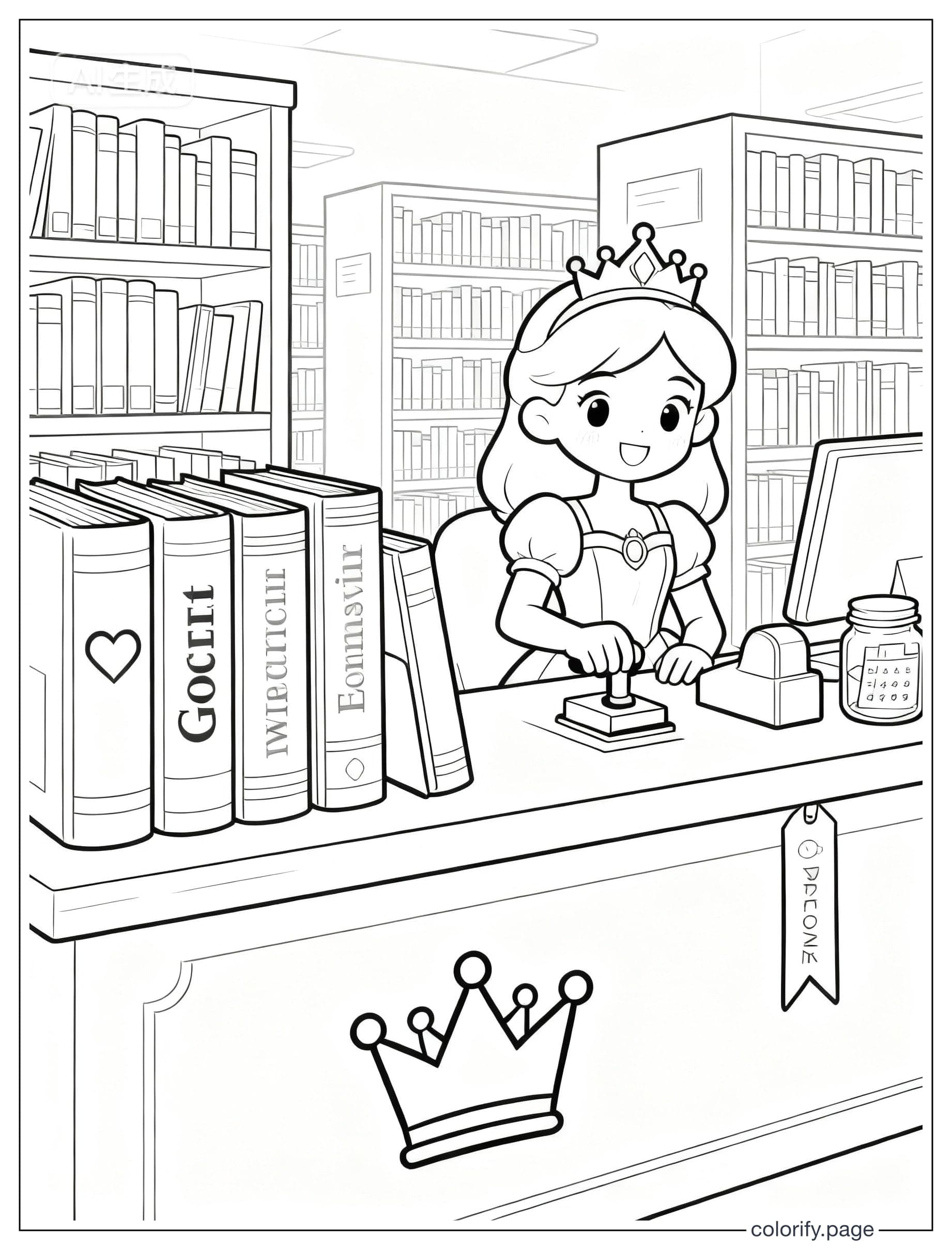 Páginas para colorear de Princess - Gratis e imprimibles (Sin marca de agua)