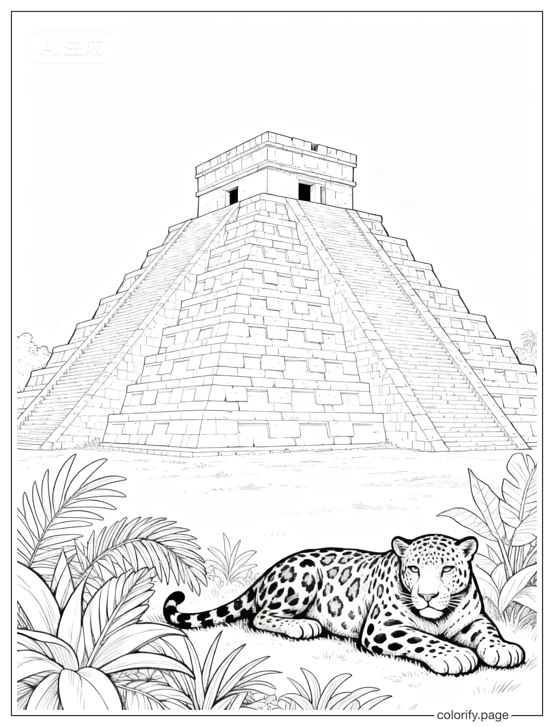 Mexican Culture涂色页 - 免费可打印(无水印)