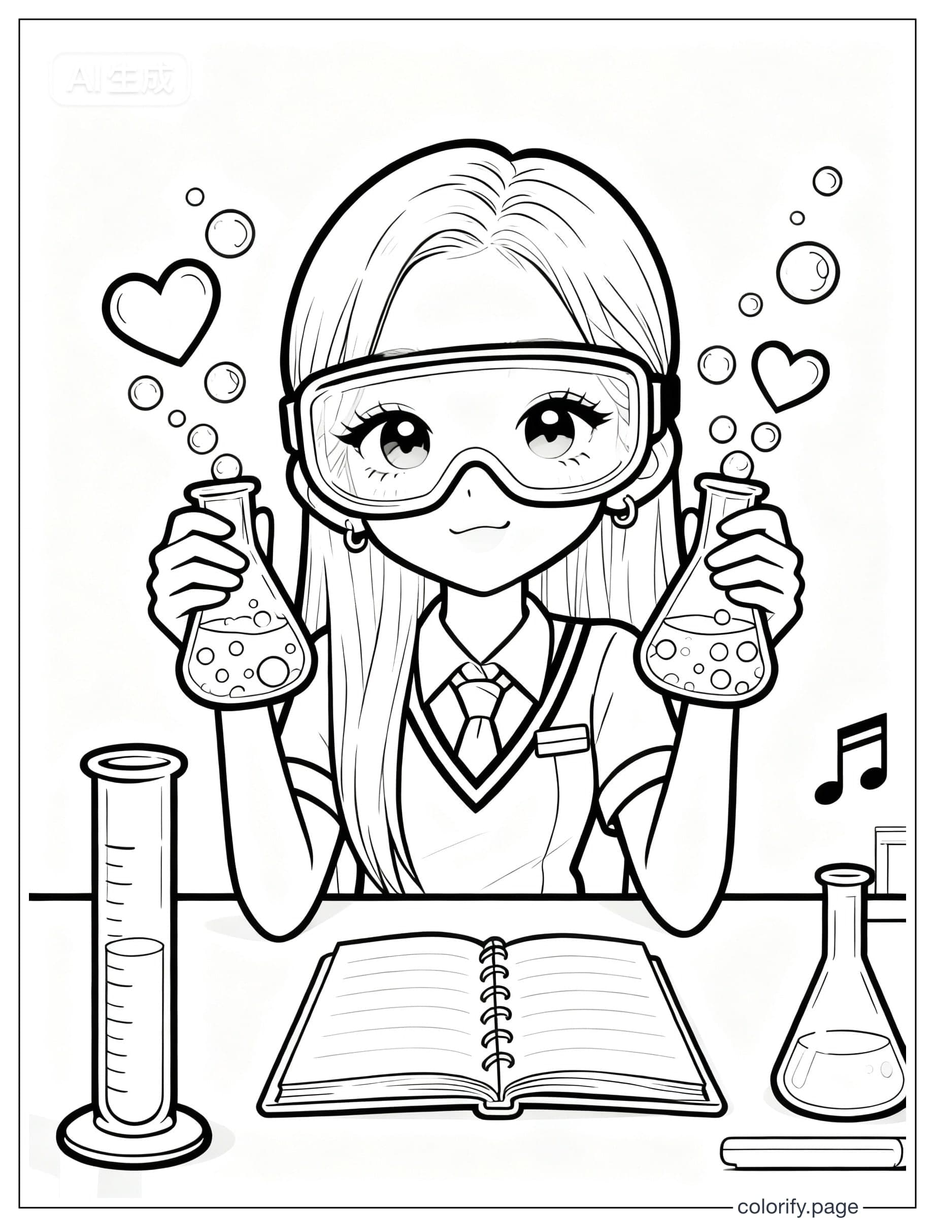 K Pop Star Coloring Page coloring pages - Free & Printable (No Watermark)