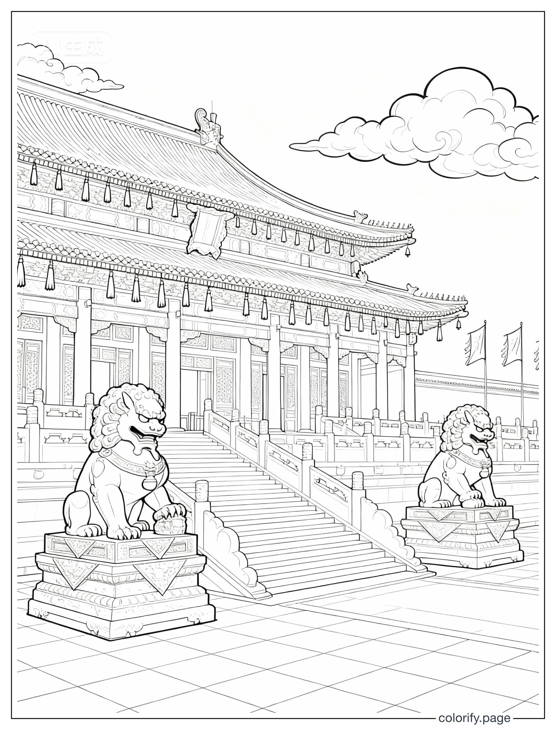 China Theme coloring pages - Free & Printable (No Watermark)