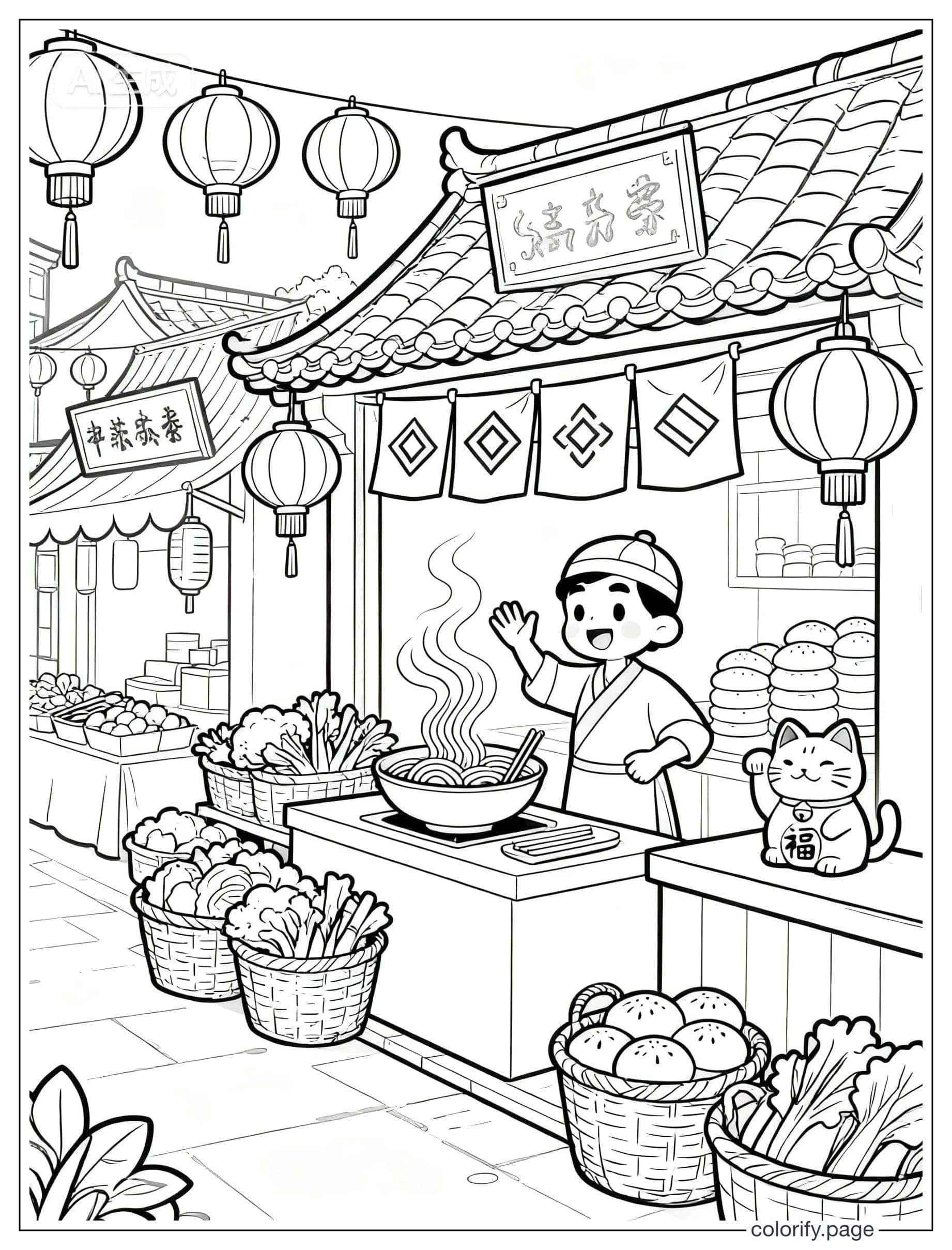 China Theme coloring pages - Free & Printable (No Watermark)