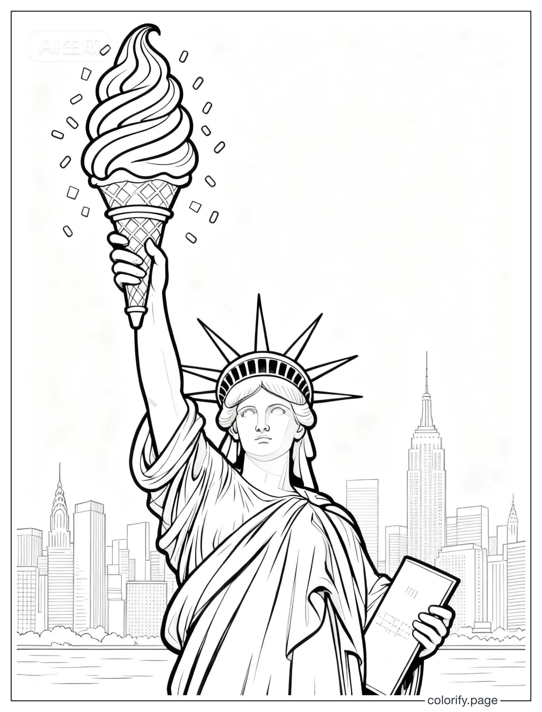 Páginas para colorear de USA - Gratis e imprimibles (Sin marca de agua)