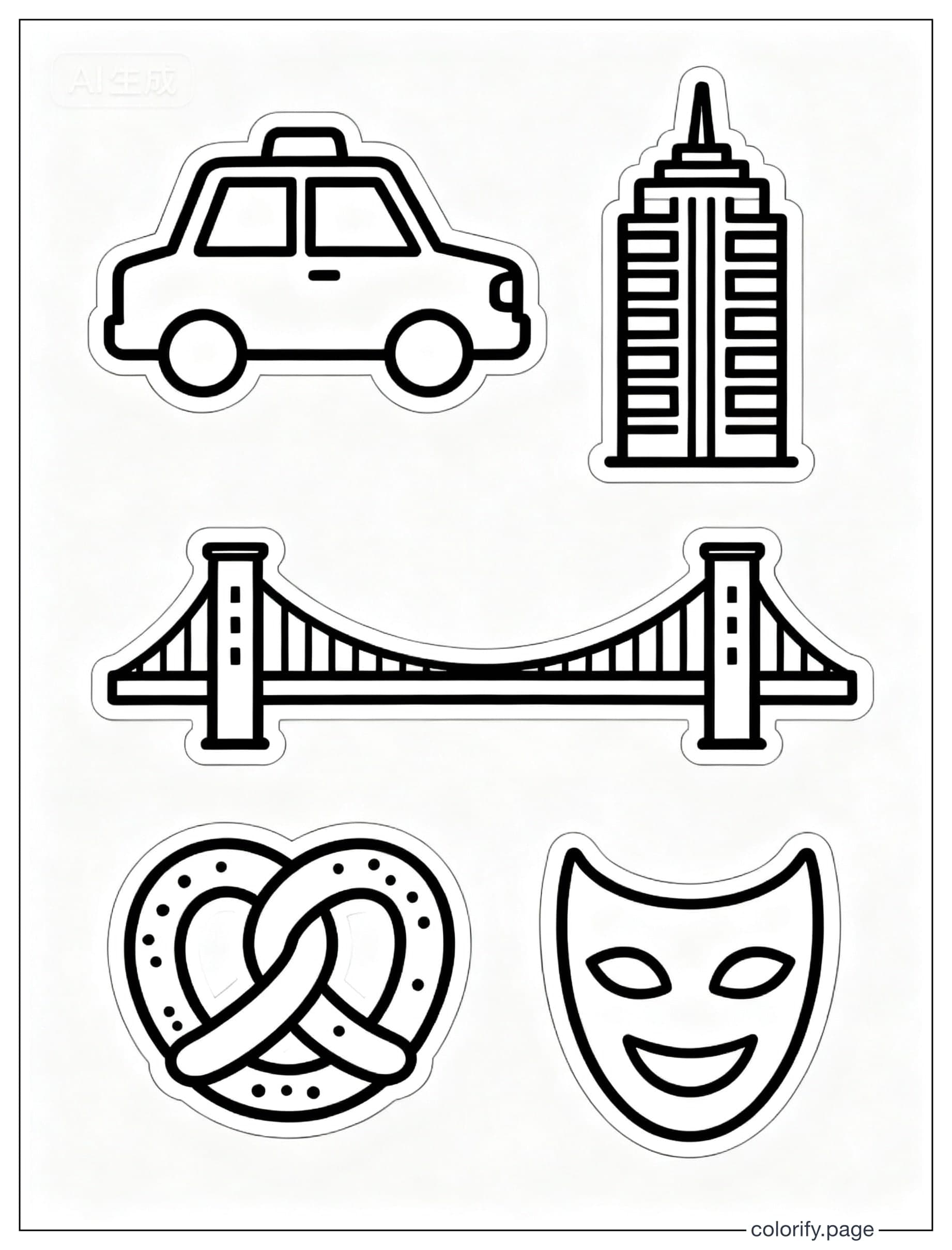 Páginas para colorear de USA - Gratis e imprimibles (Sin marca de agua)