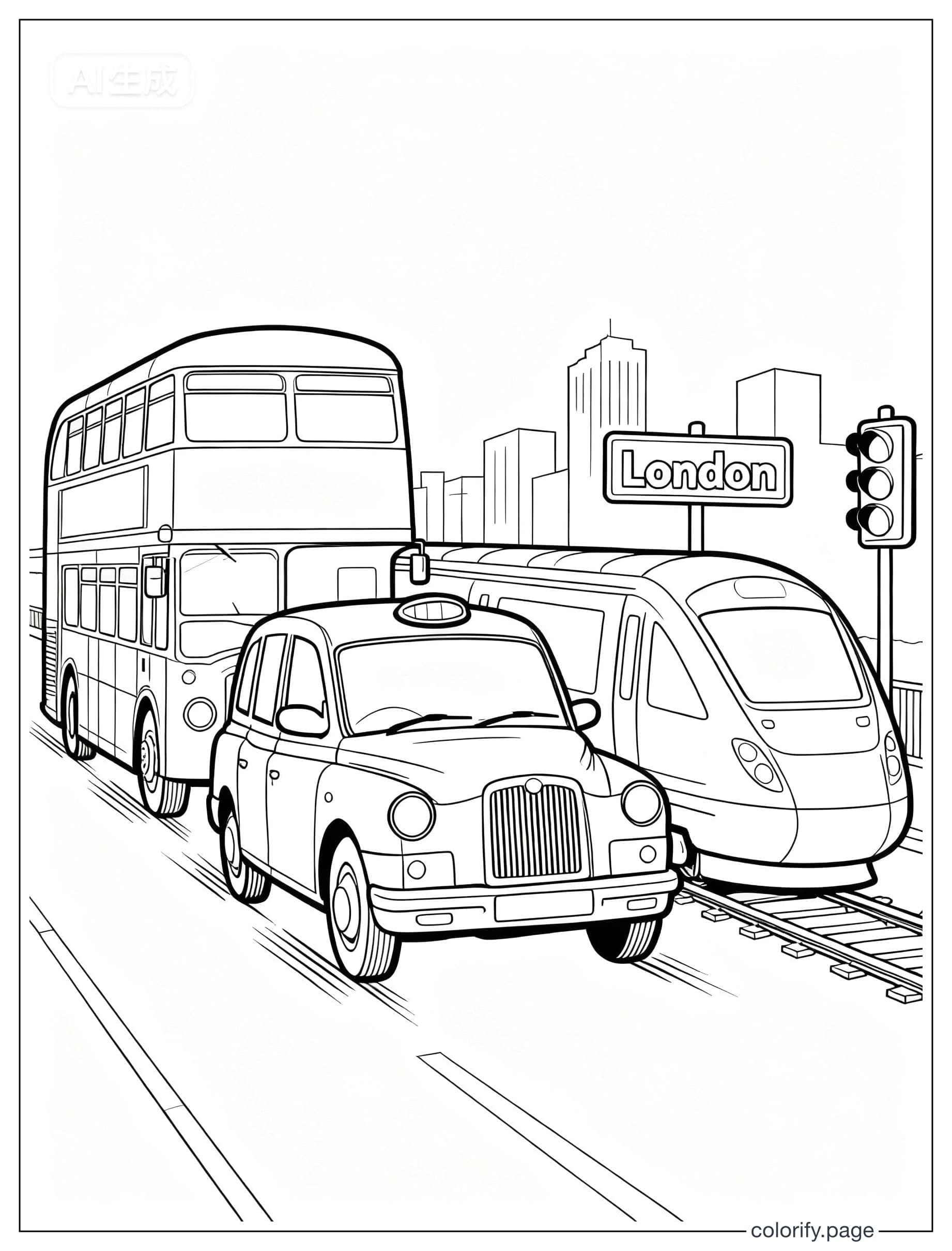 United Kingdom Theme coloring pages - Free & Printable (No Watermark)