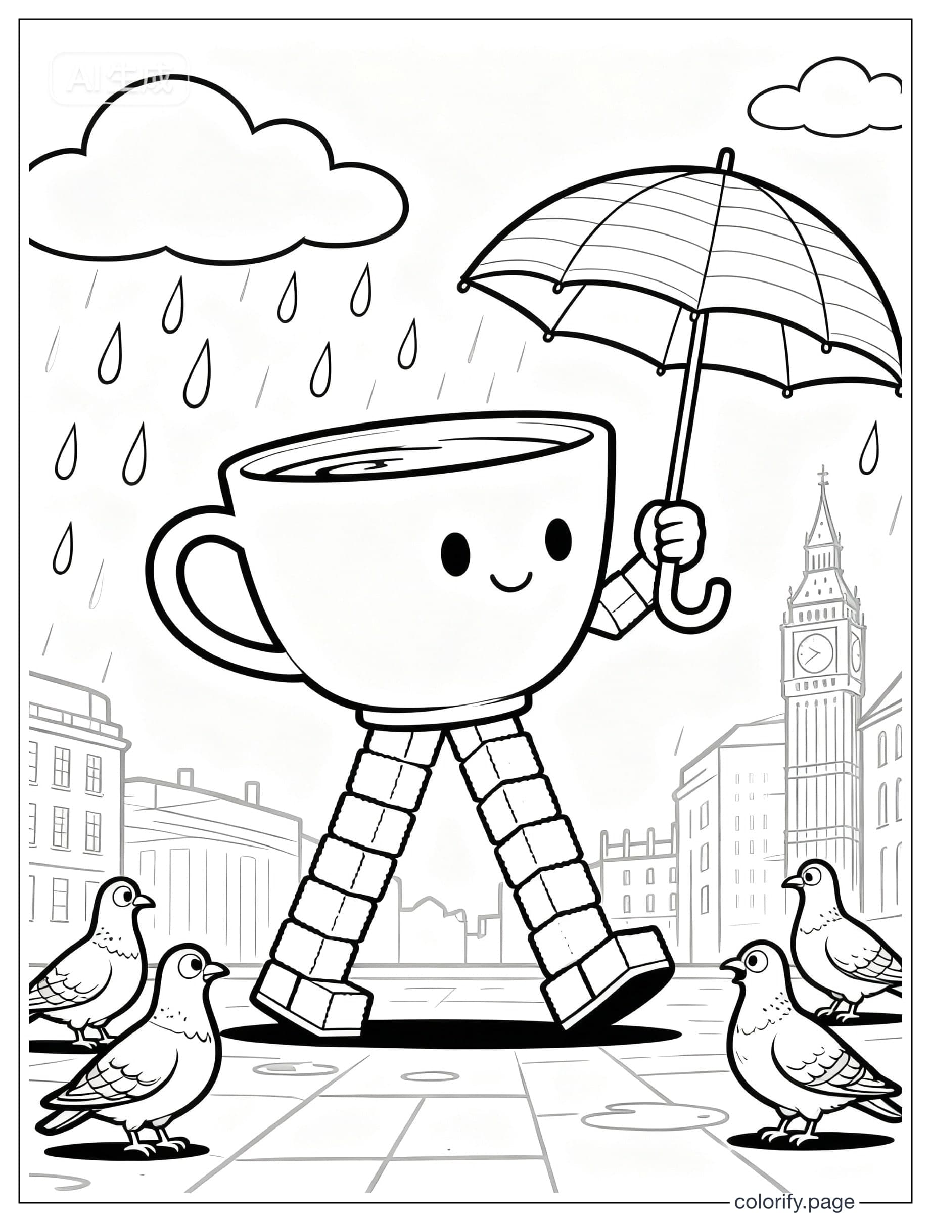 United Kingdom Theme coloring pages - Free & Printable (No Watermark)