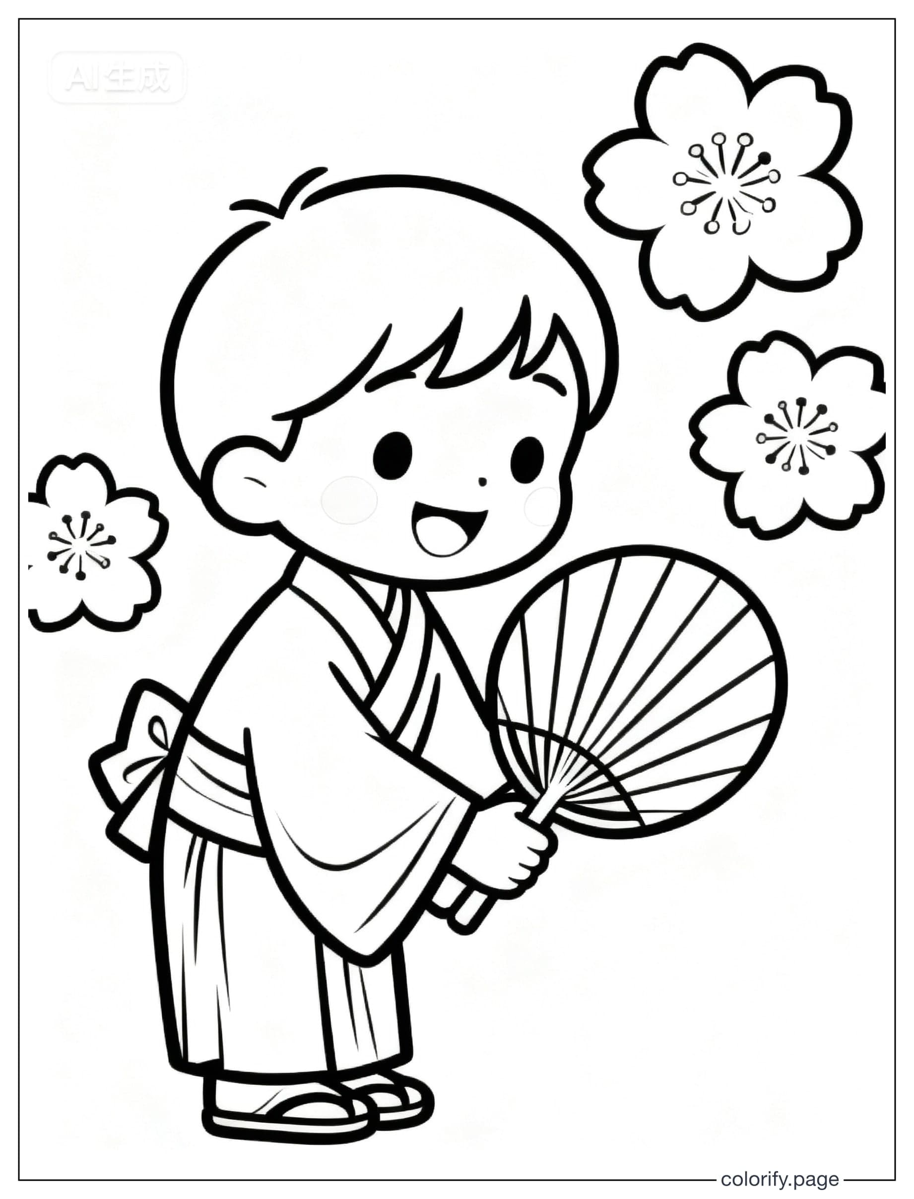 Páginas para colorear de Japan Theme - Gratis e imprimibles (Sin marca de agua)