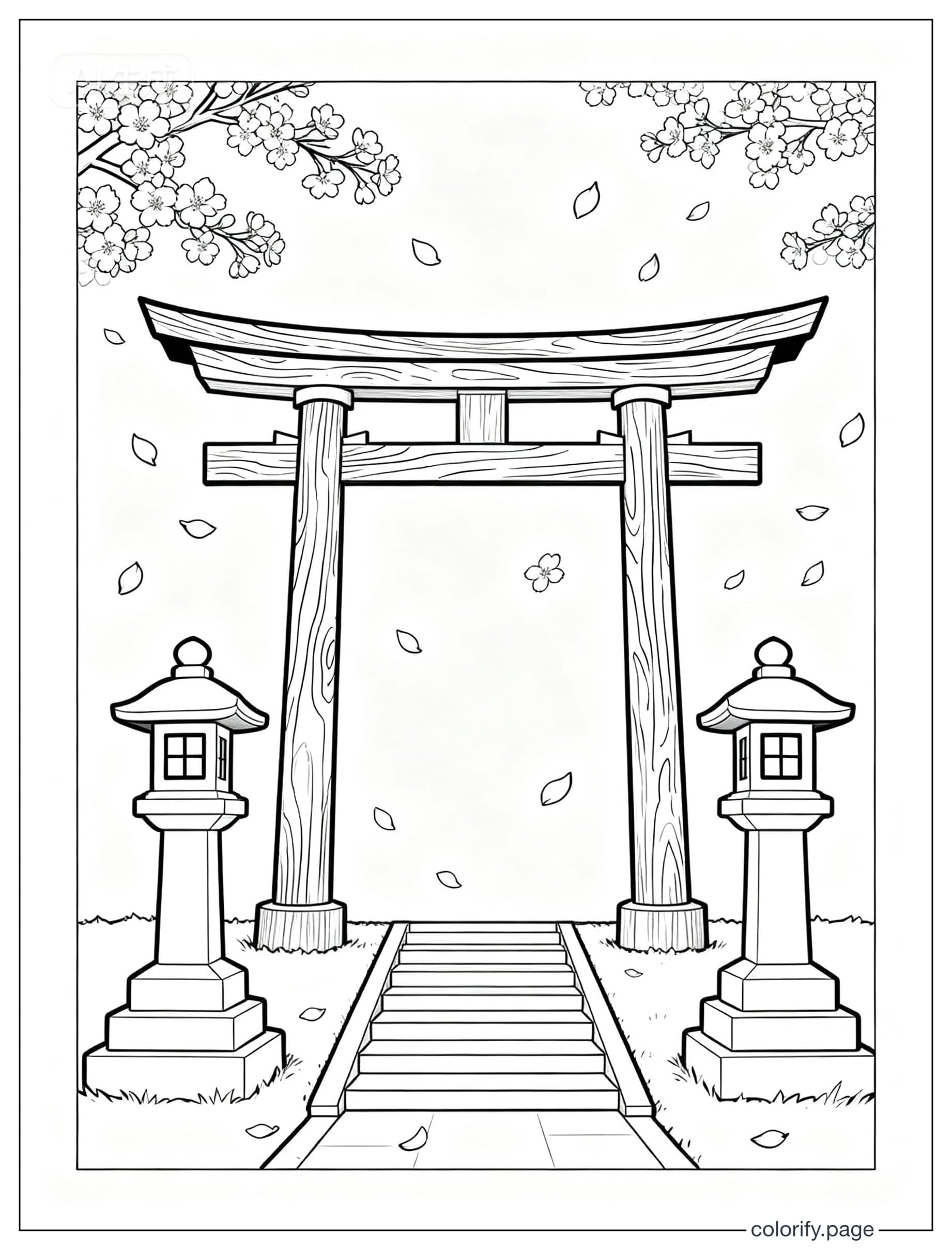Páginas para colorear de Japan Theme - Gratis e imprimibles (Sin marca de agua)